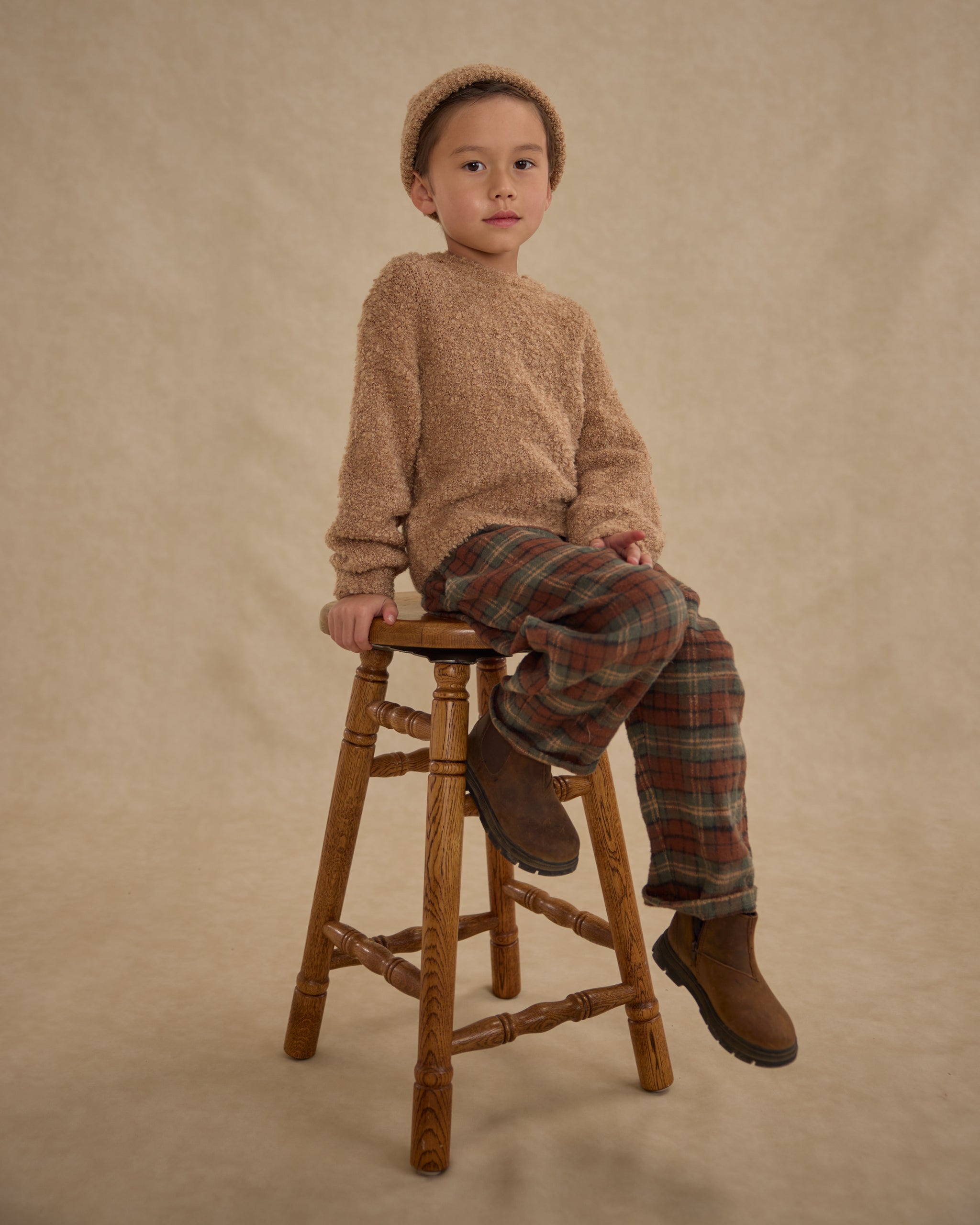 Aspen Sweater || Toffee Boucle
