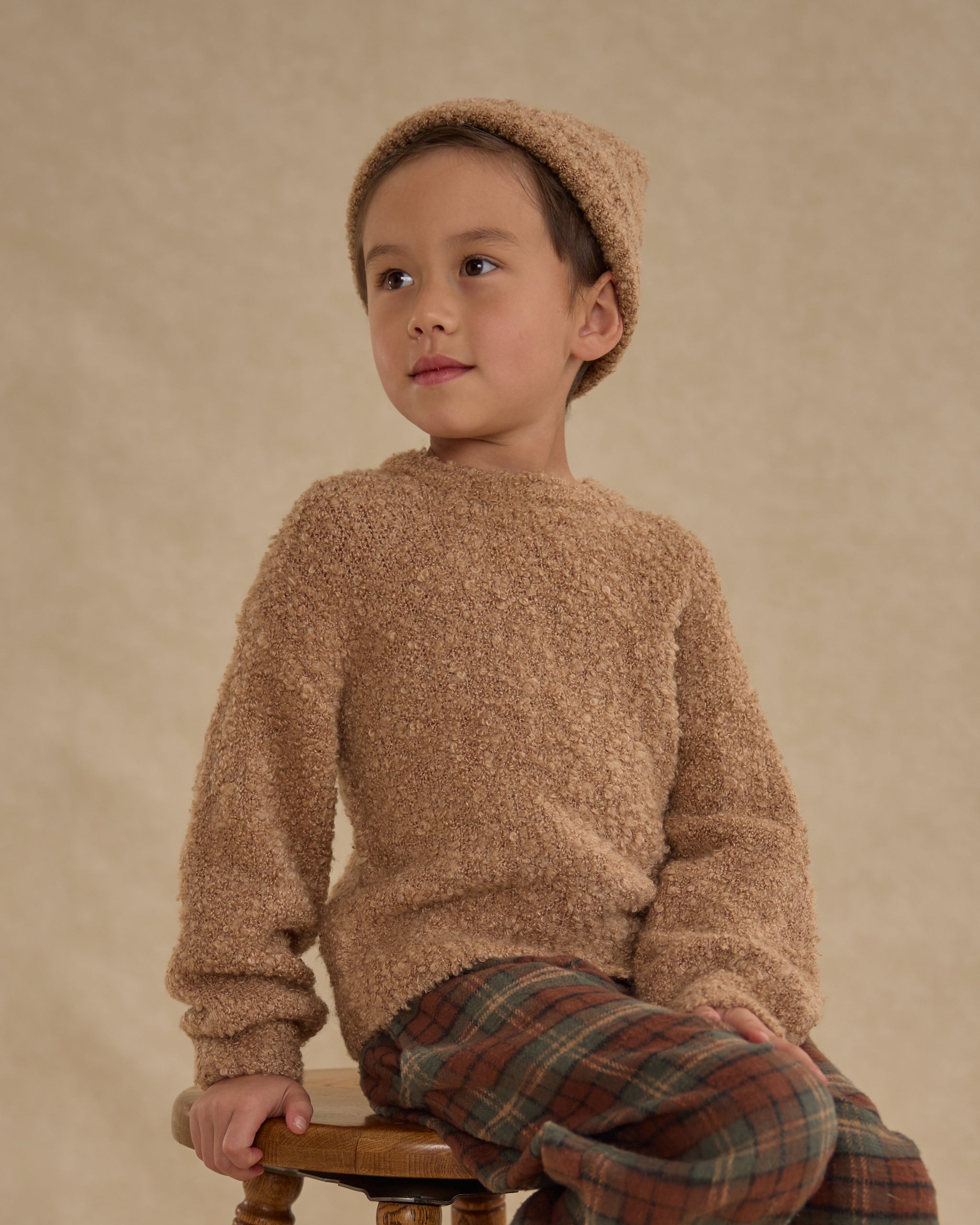 Aspen Sweater || Toffee Boucle
