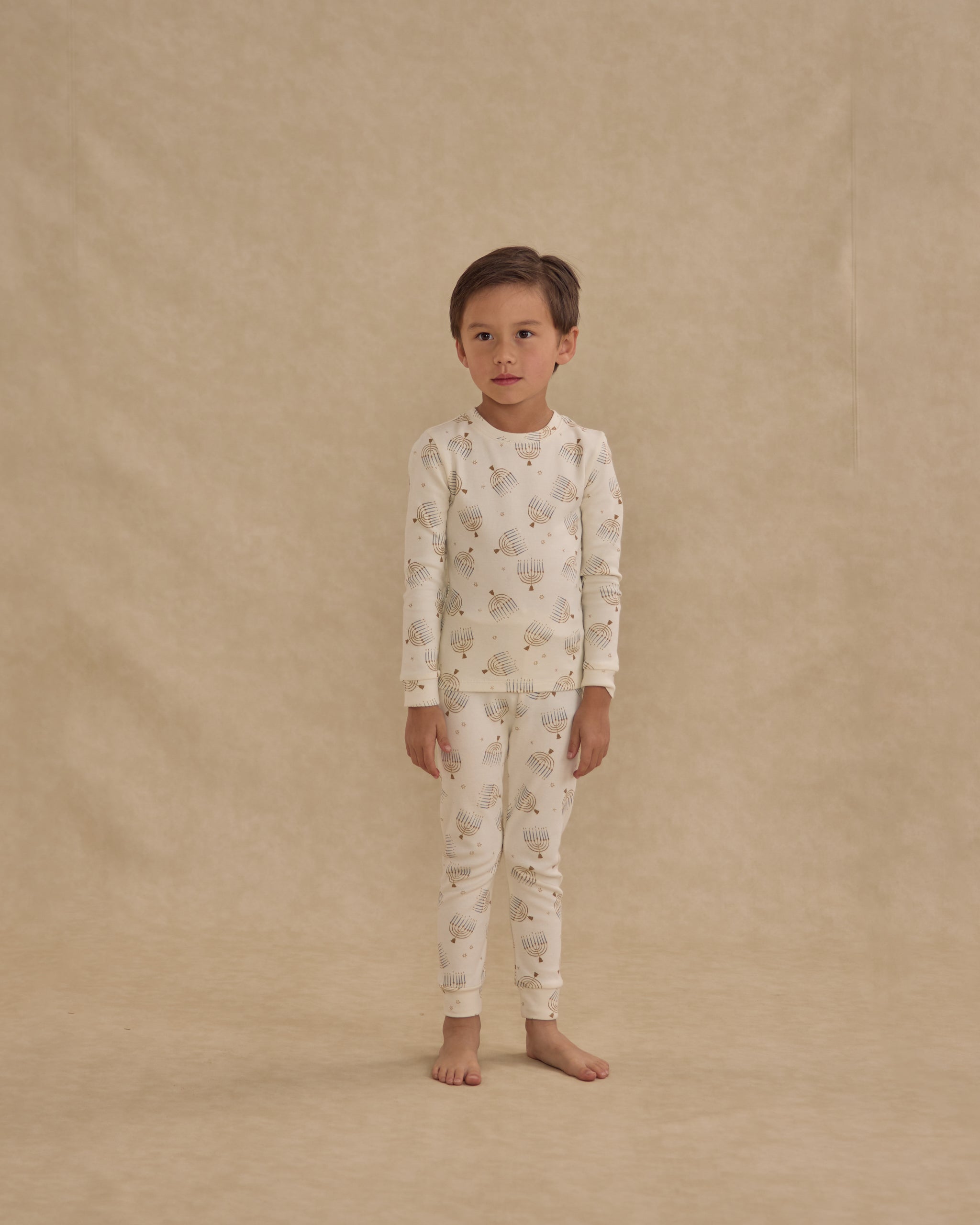 Organic Long Sleeve Pajama Set || Hanukkah