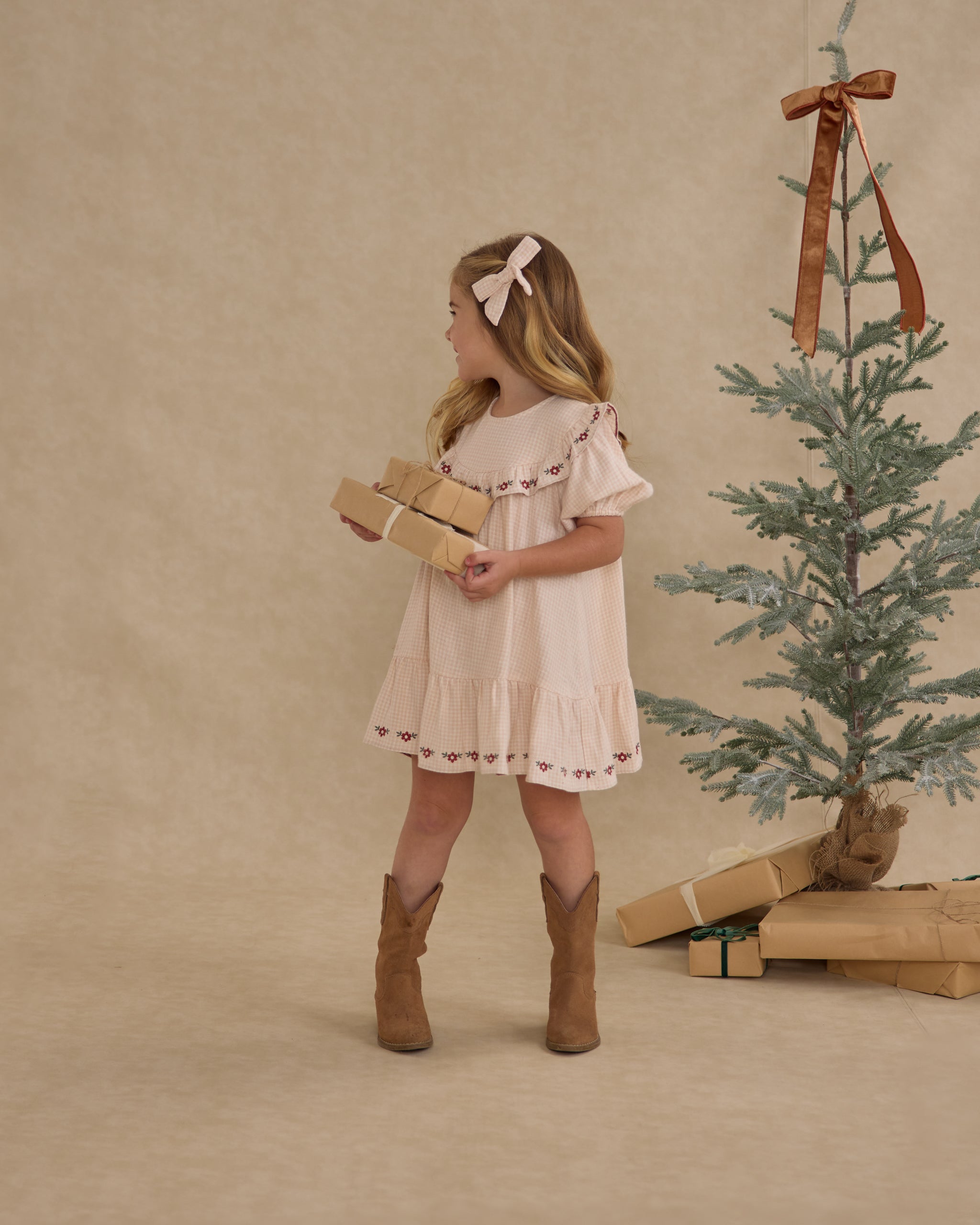Cordelia Dress || Petal Gingham