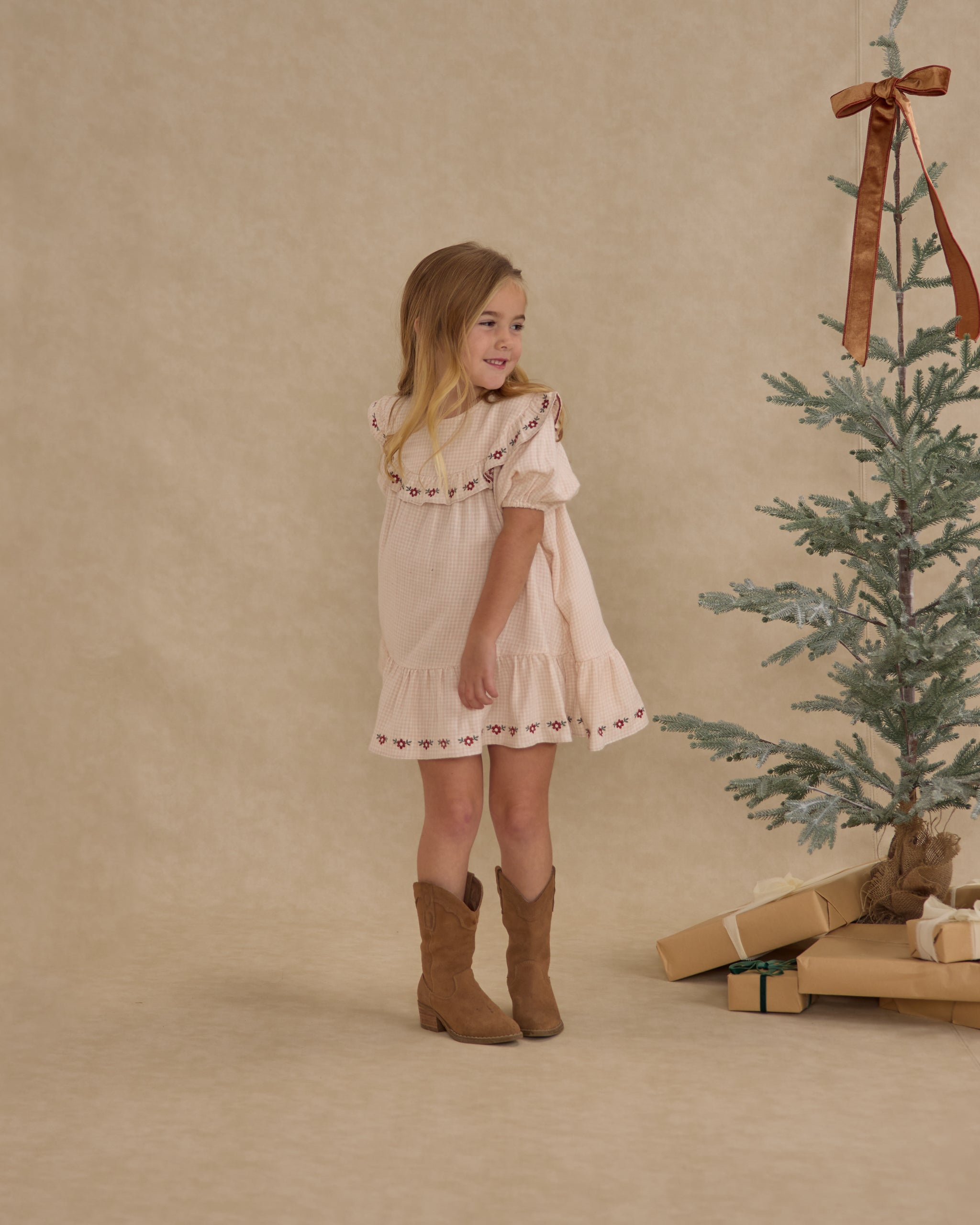 Cordelia Dress || Petal Gingham