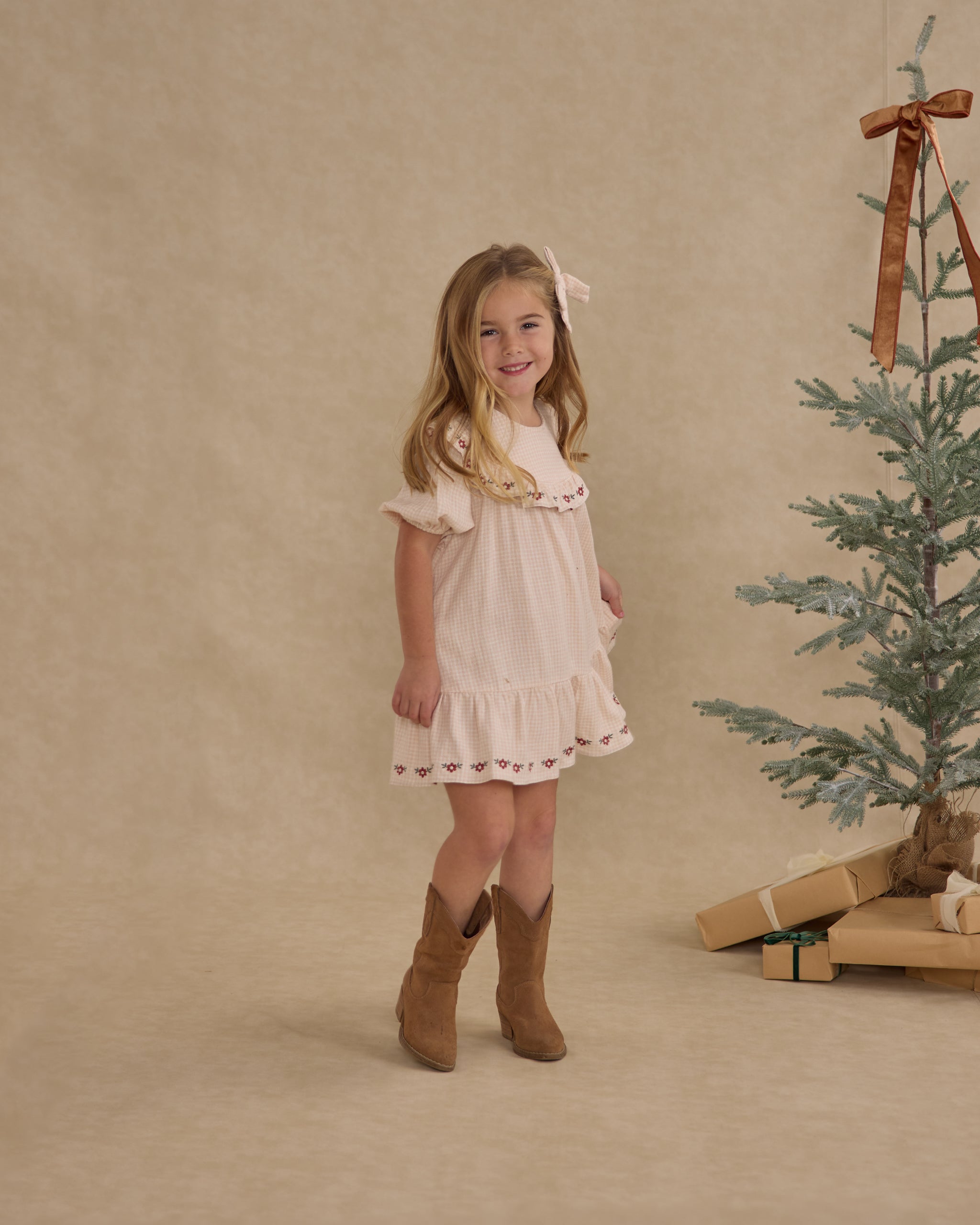 Cordelia Dress || Petal Gingham