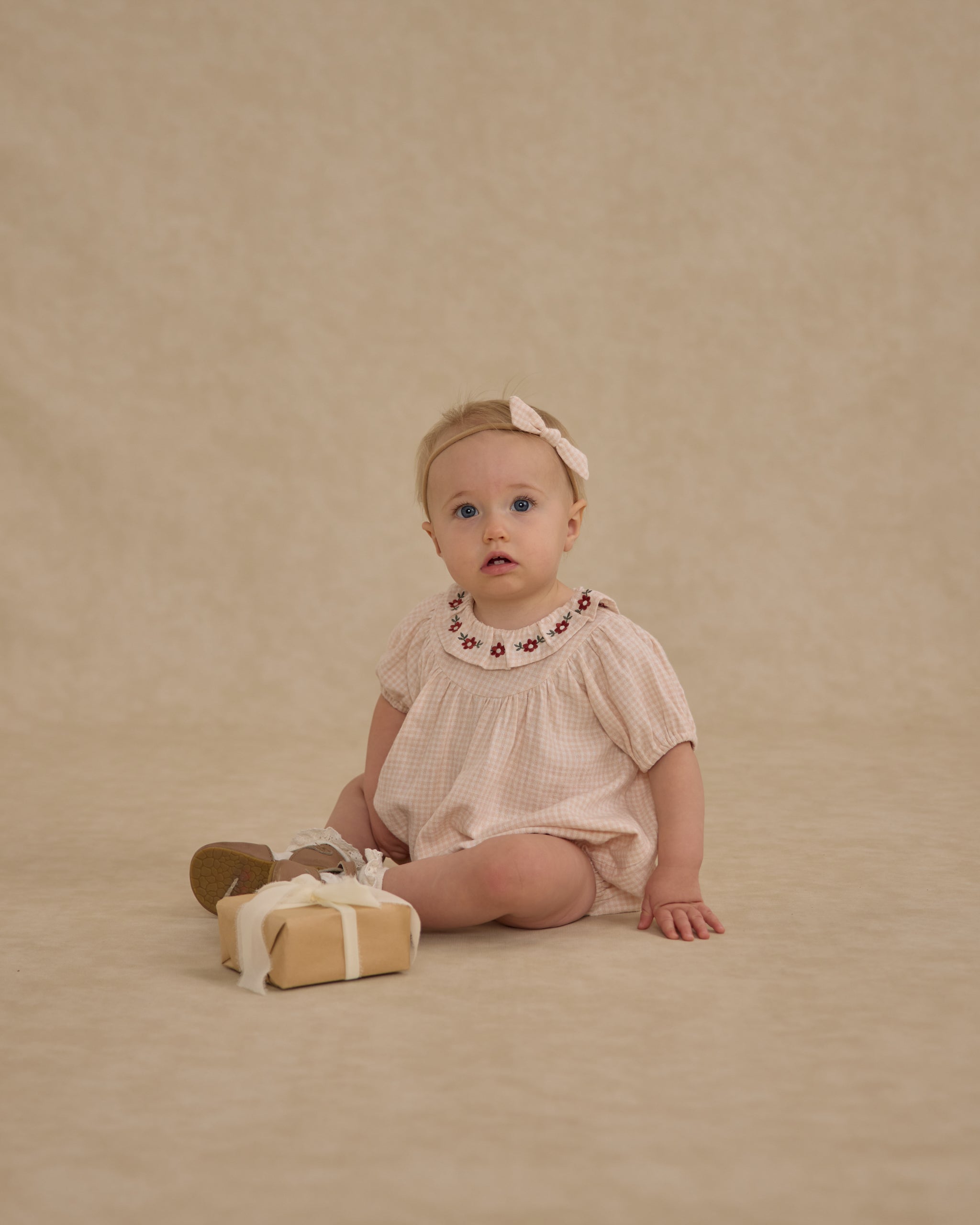 Lula Romper || Petal Gingham