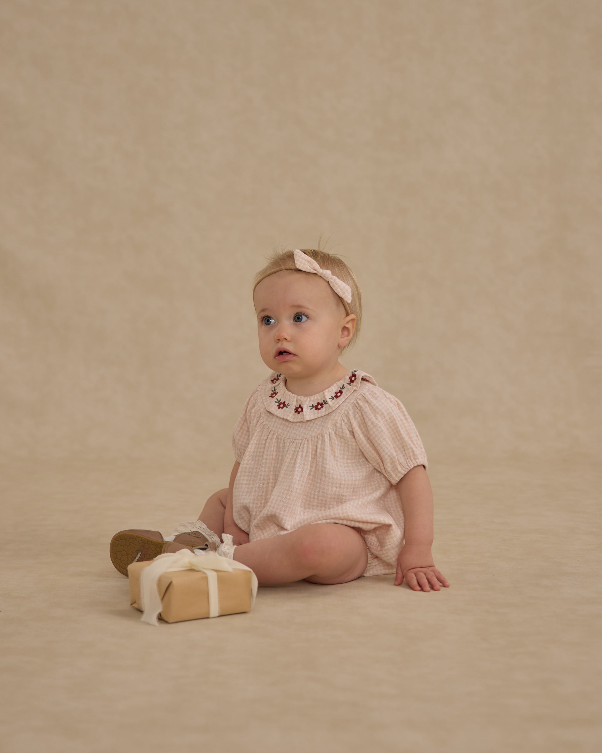 Lula Romper || Petal Gingham