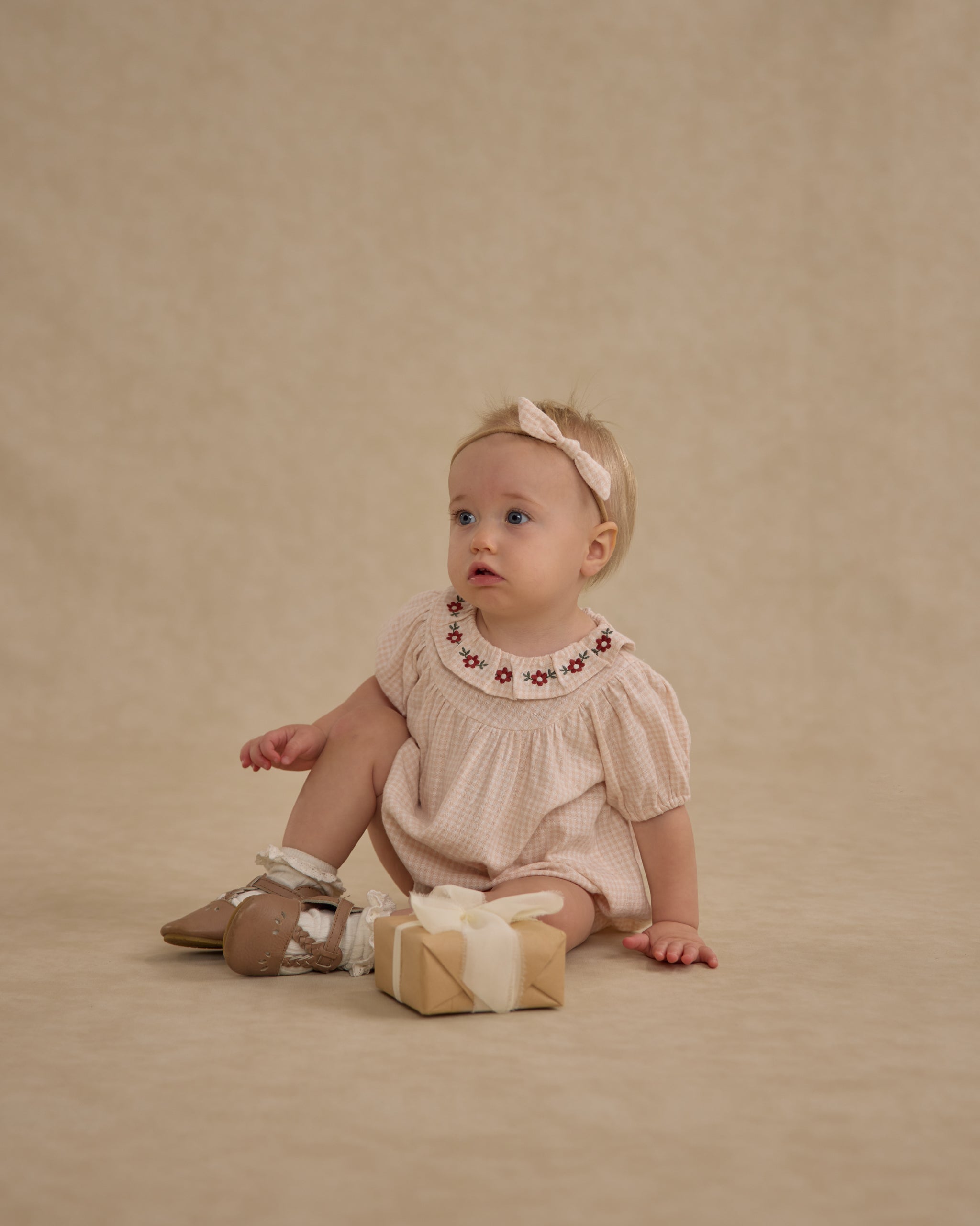 Lula Romper || Petal Gingham
