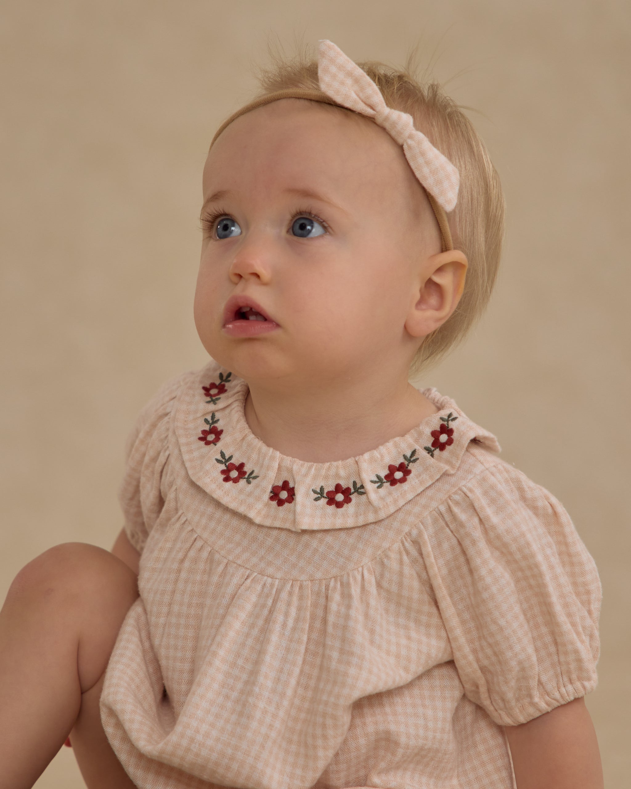 Lula Romper || Petal Gingham