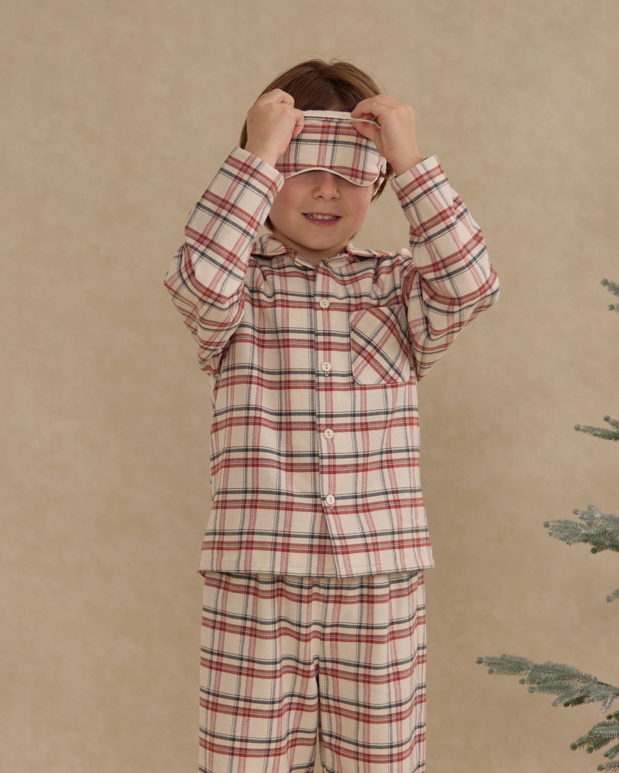 Sleep Mask || Holiday Flannel