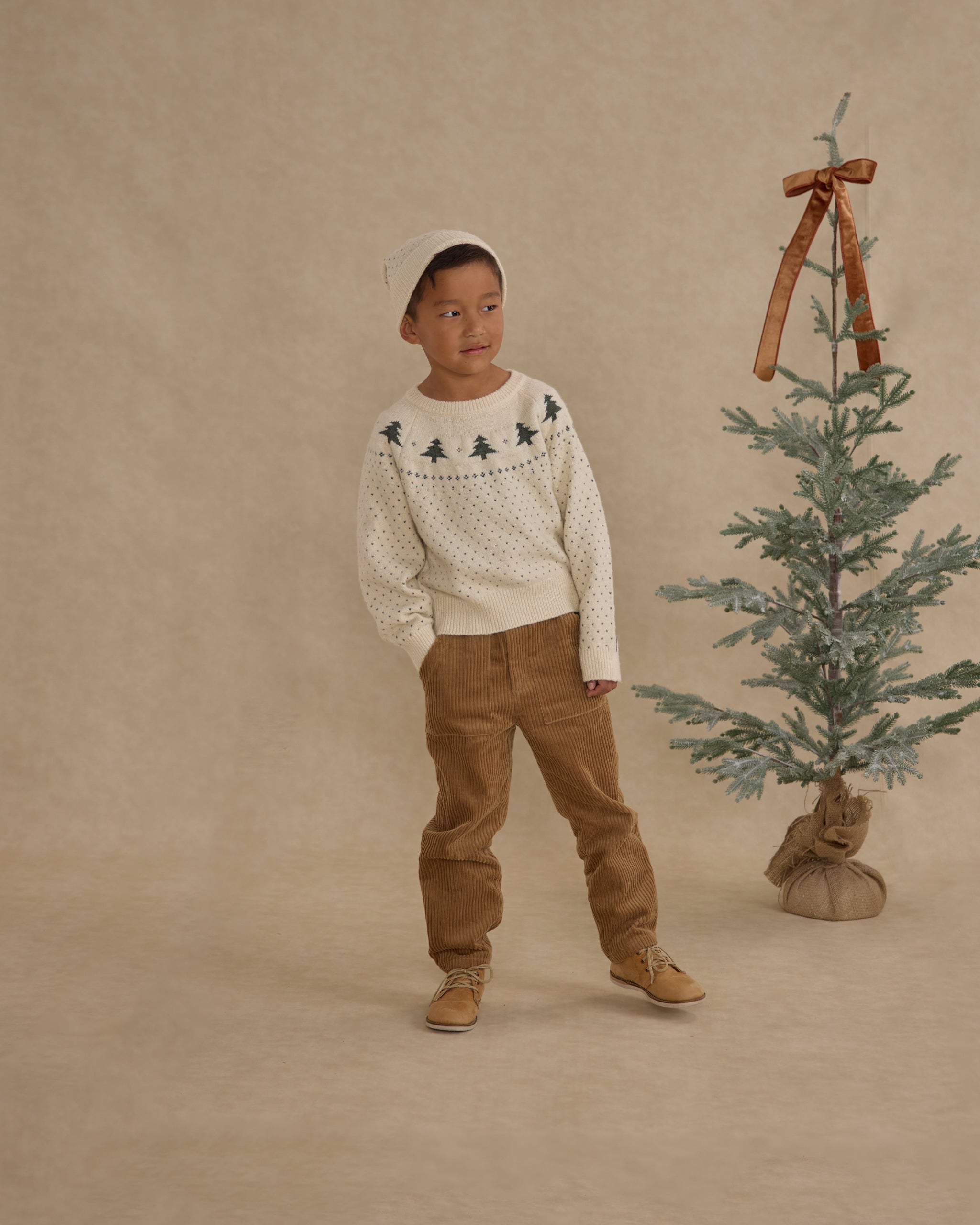 Fair Isle Sweater || Trees