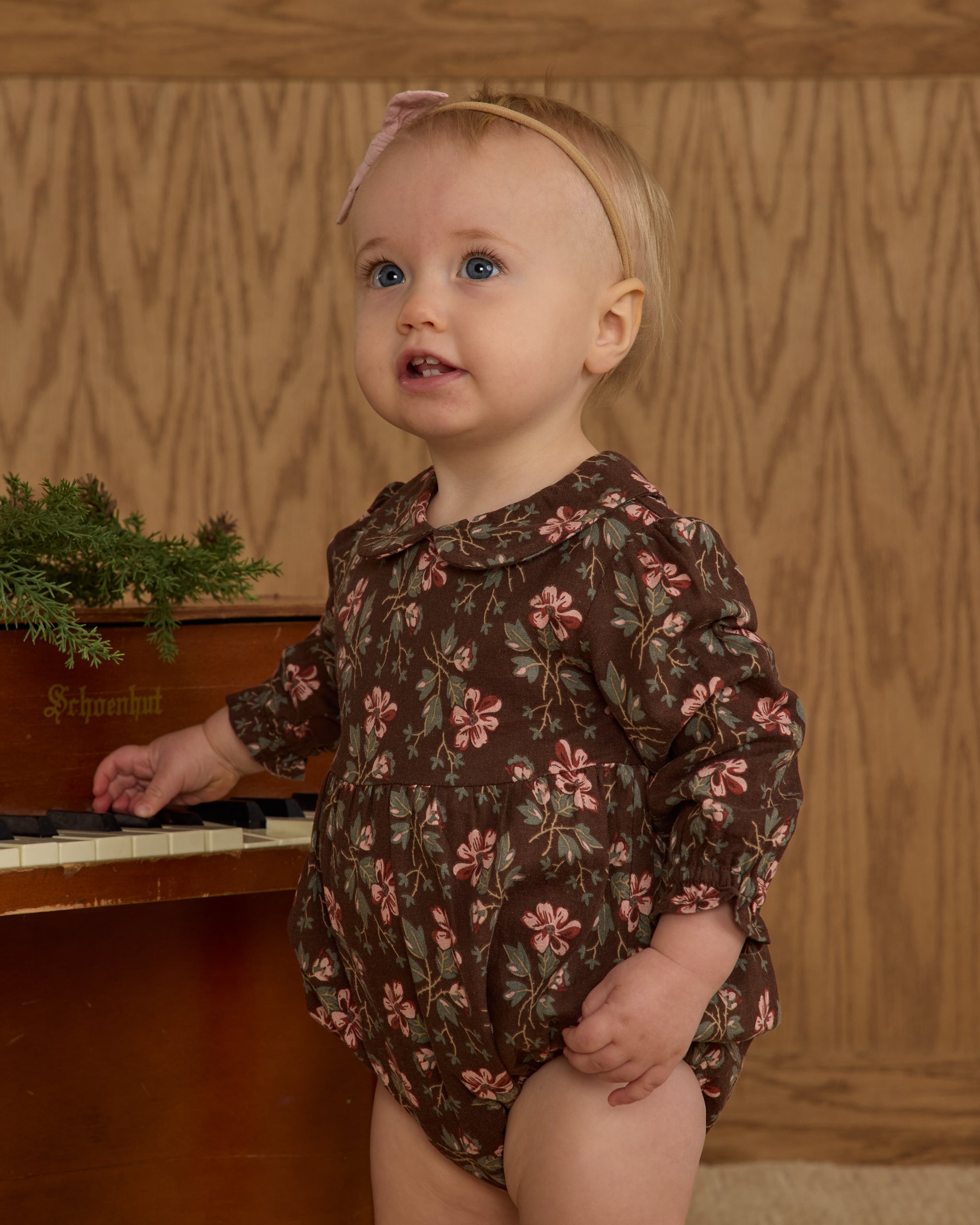 Cora Romper || Winter Floral