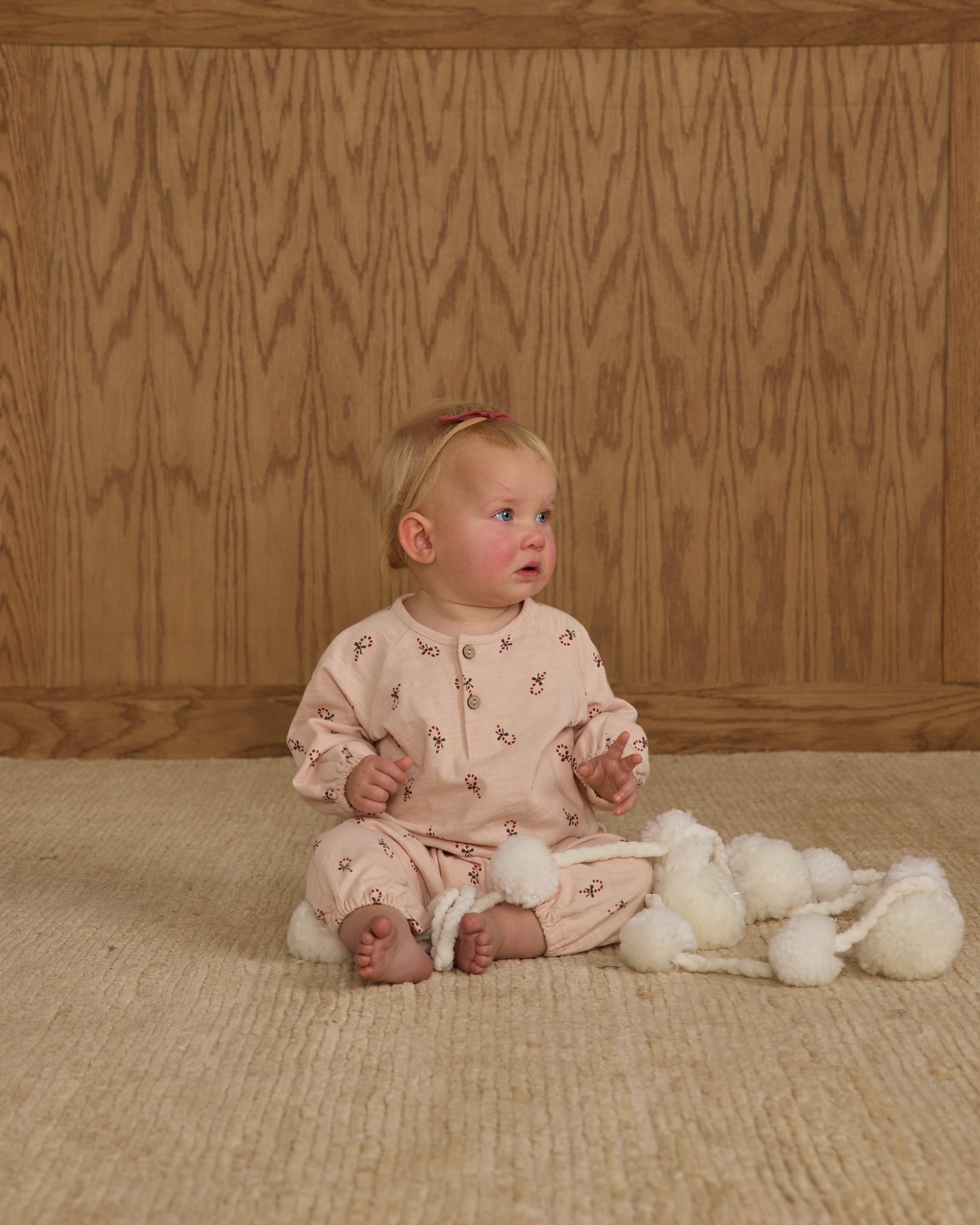 Henley Jumpsuit || Candy Canes