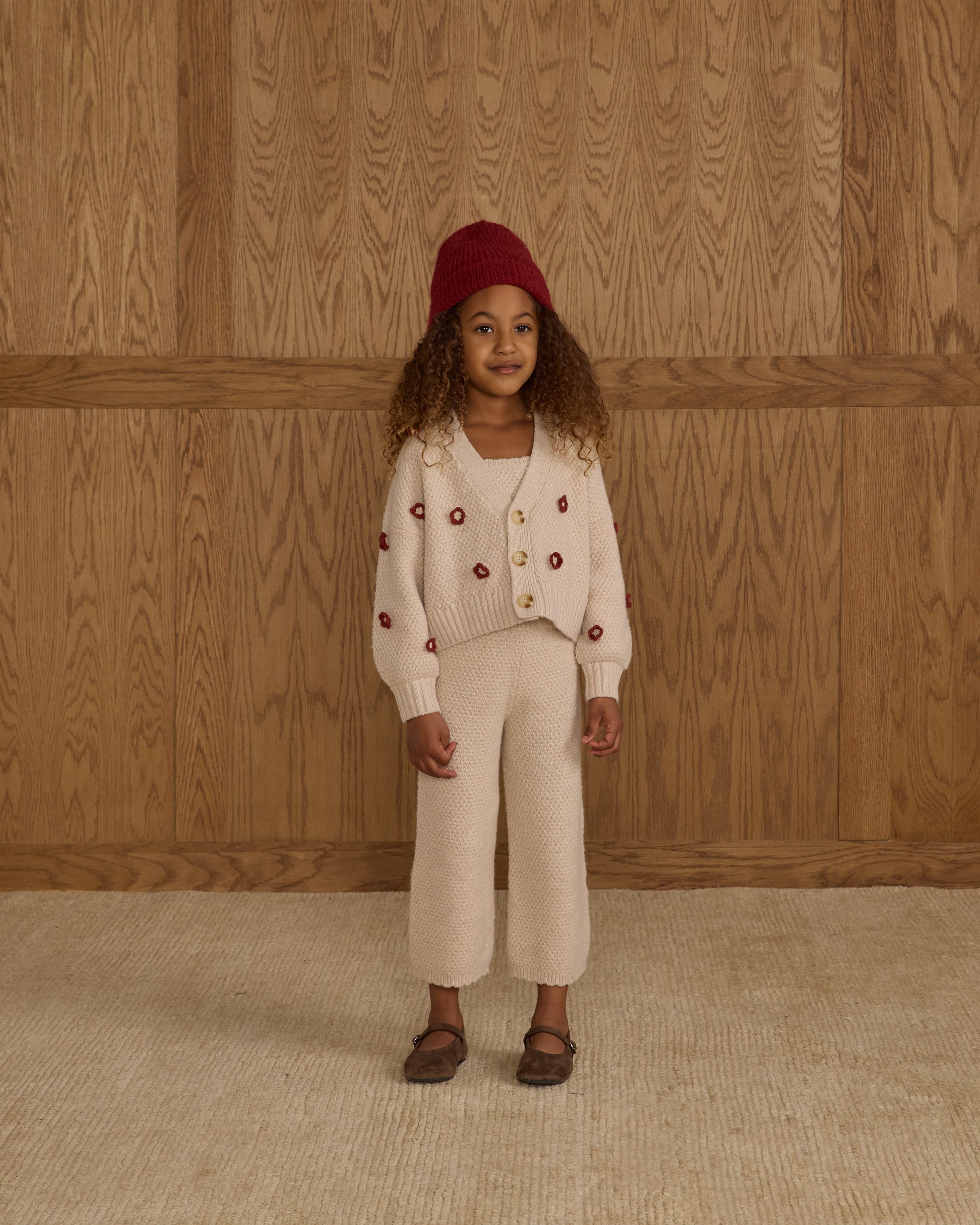 Knit Lounge Set || Heathered Petal