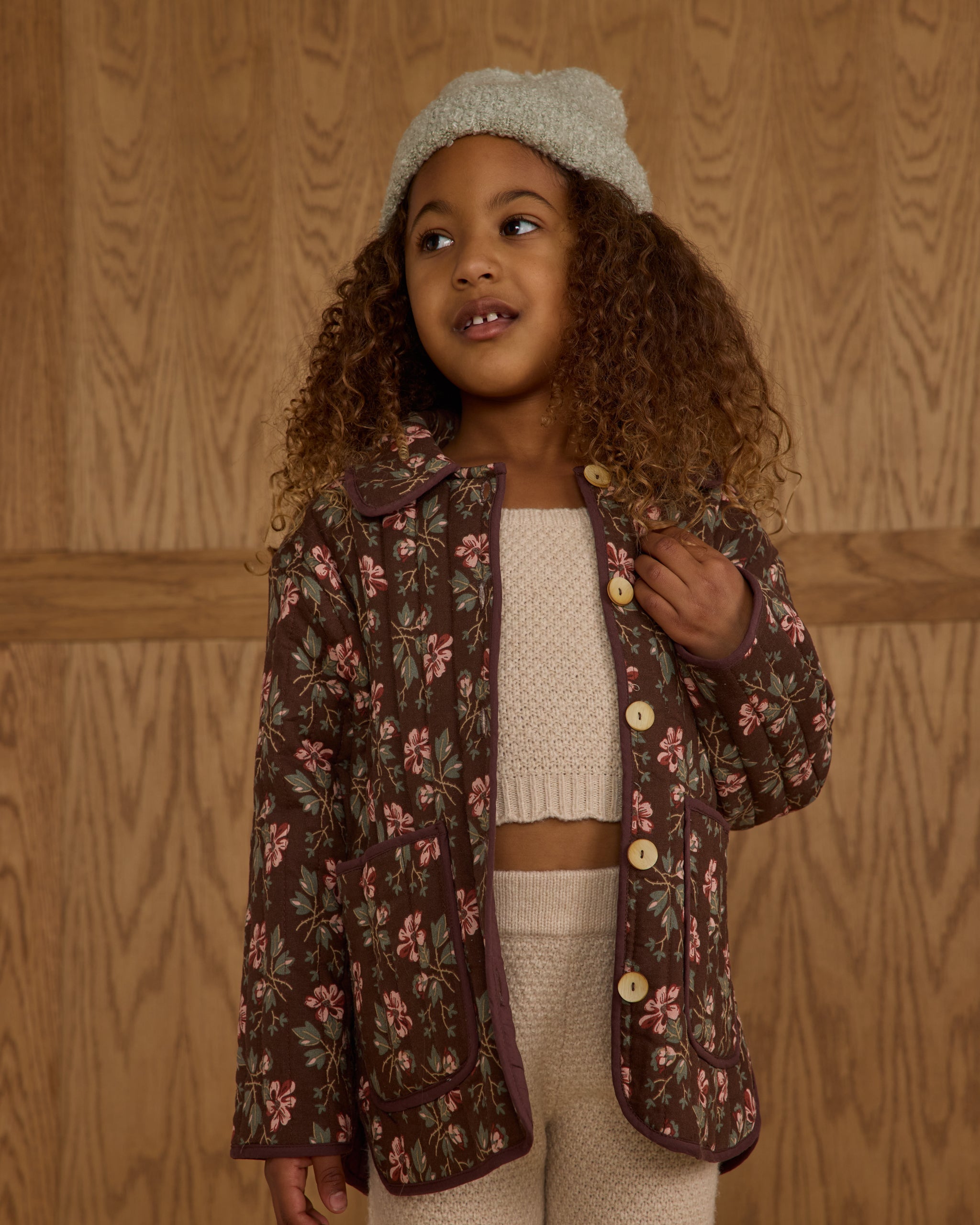 Clara Coat || Winter Floral
