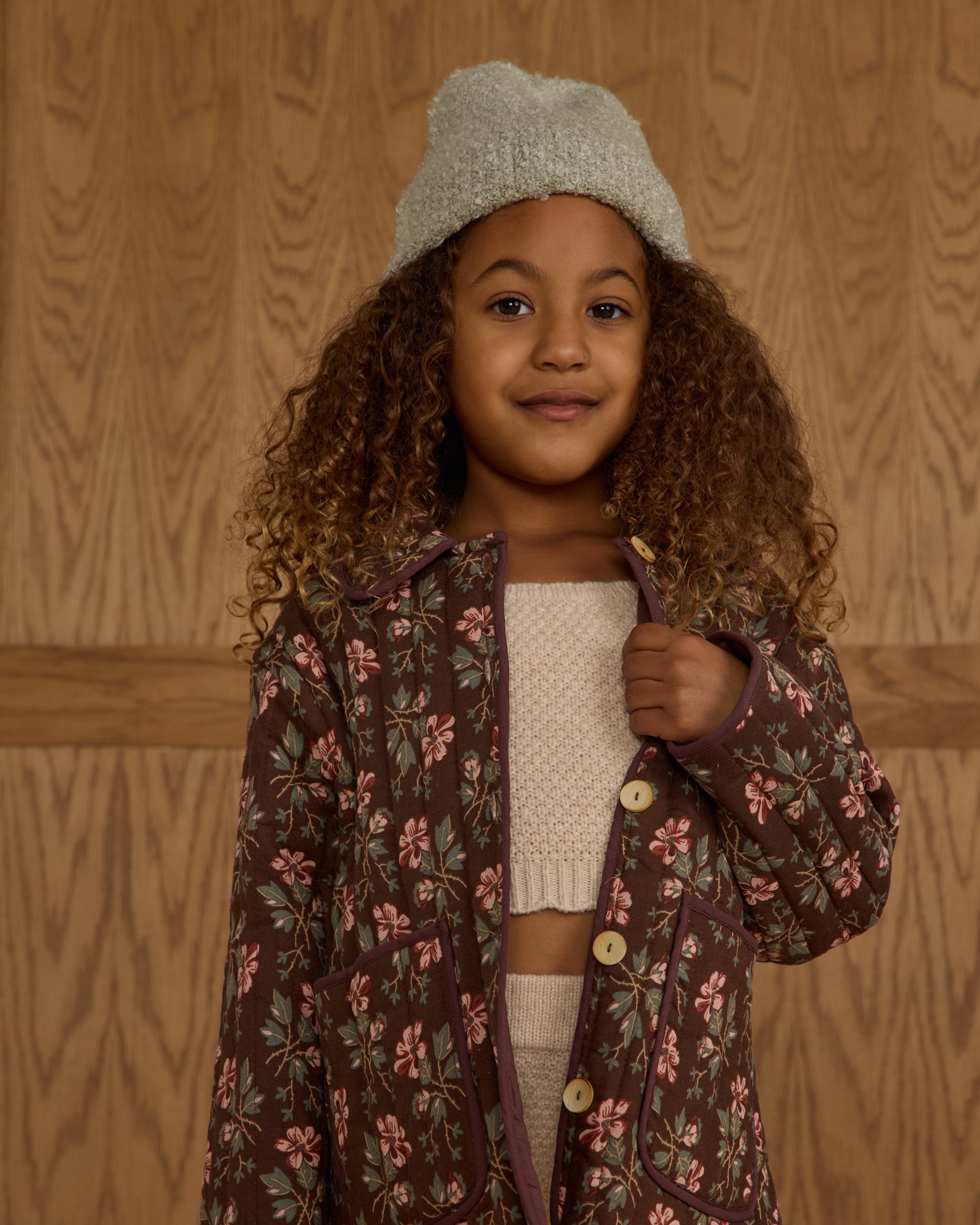 Clara Coat || Winter Floral