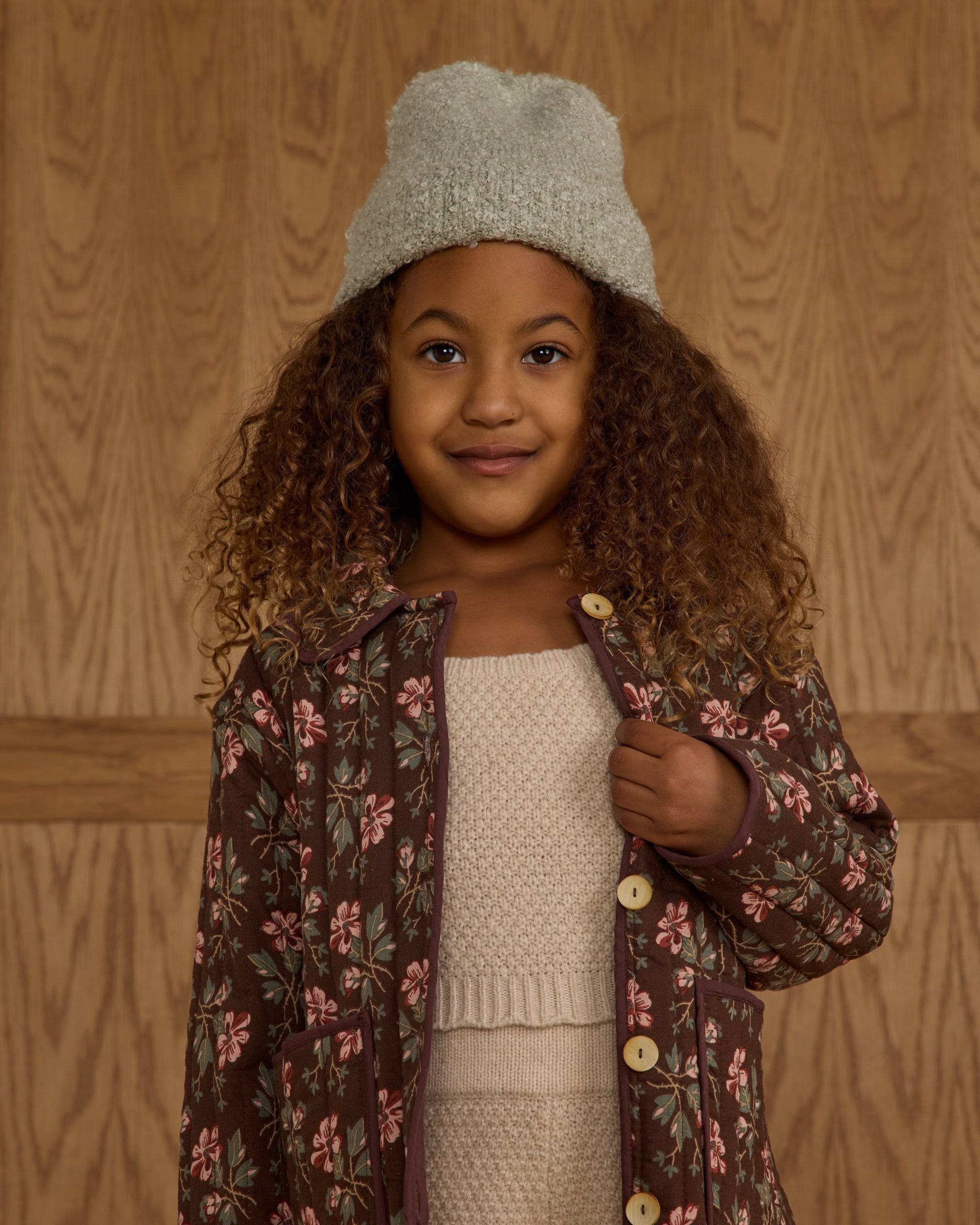 Clara Coat || Winter Floral
