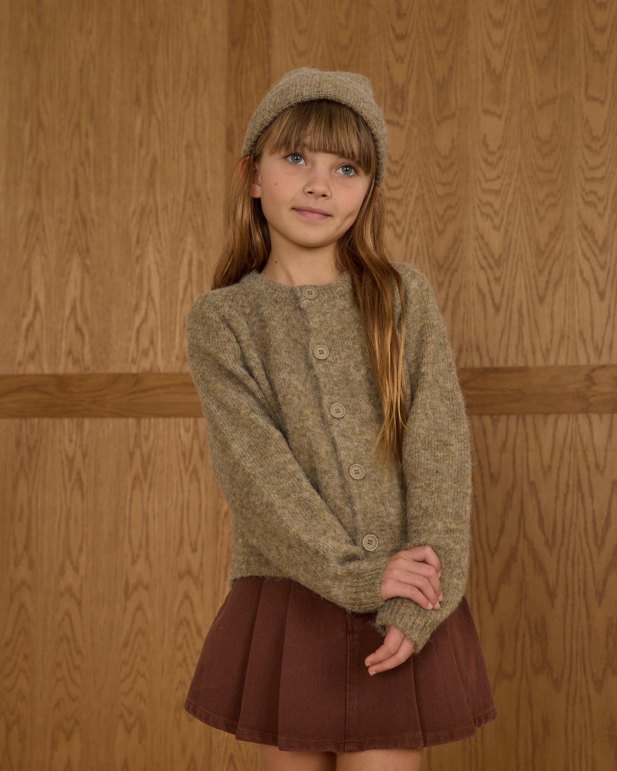 Fuzzy Cardigan || Evergreen