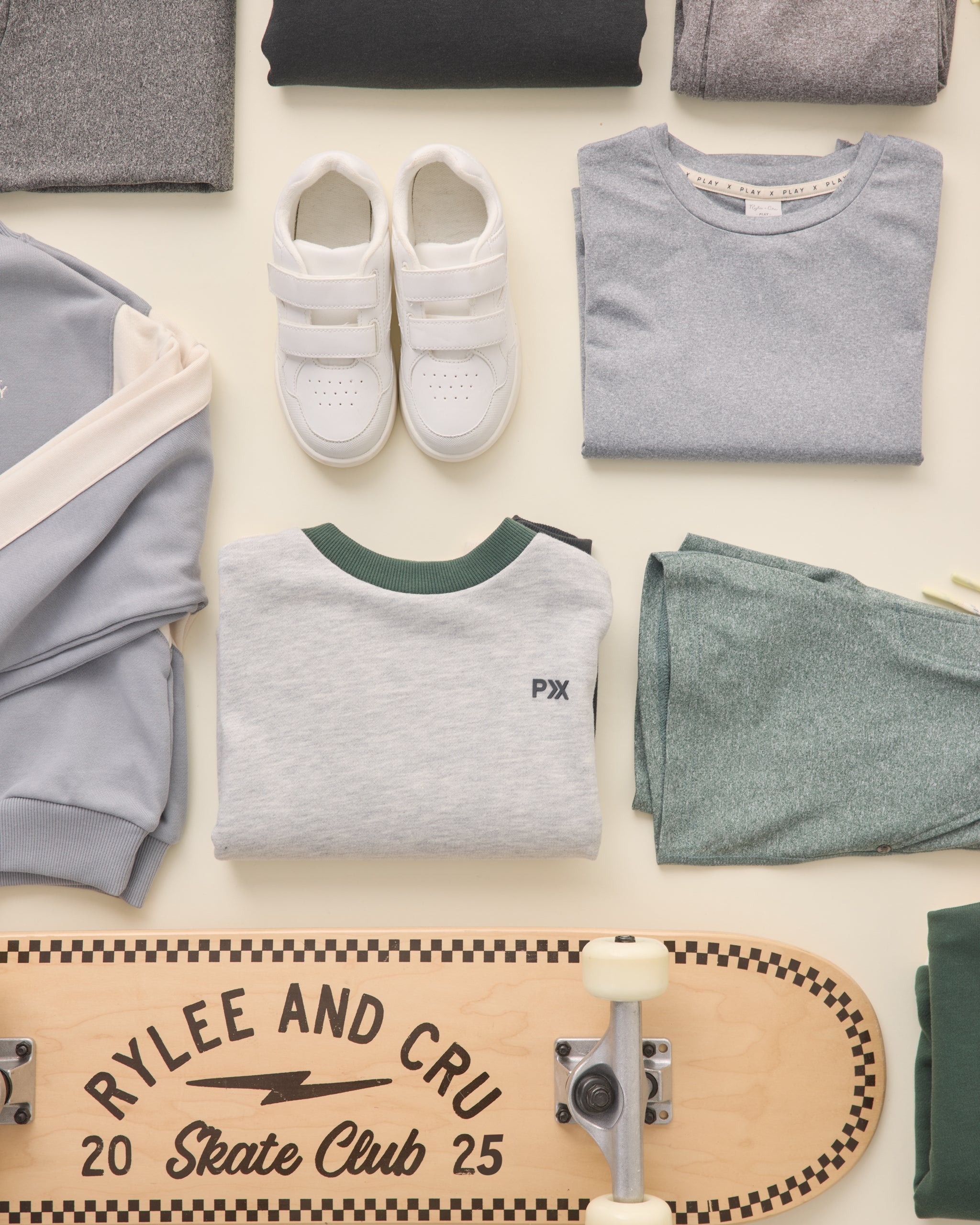 Sweat-shirt décontracté || Cendre chinée