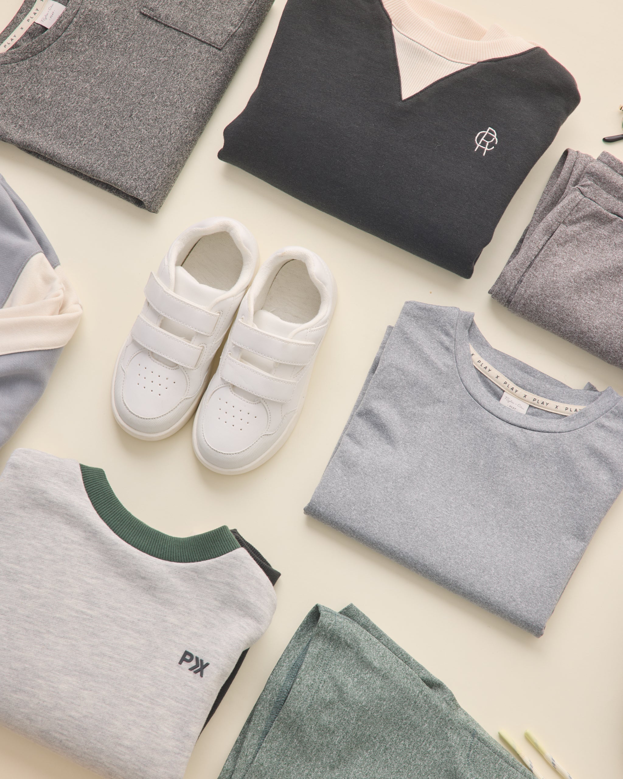 T-shirt Cove Essential || Bleu poudré chiné