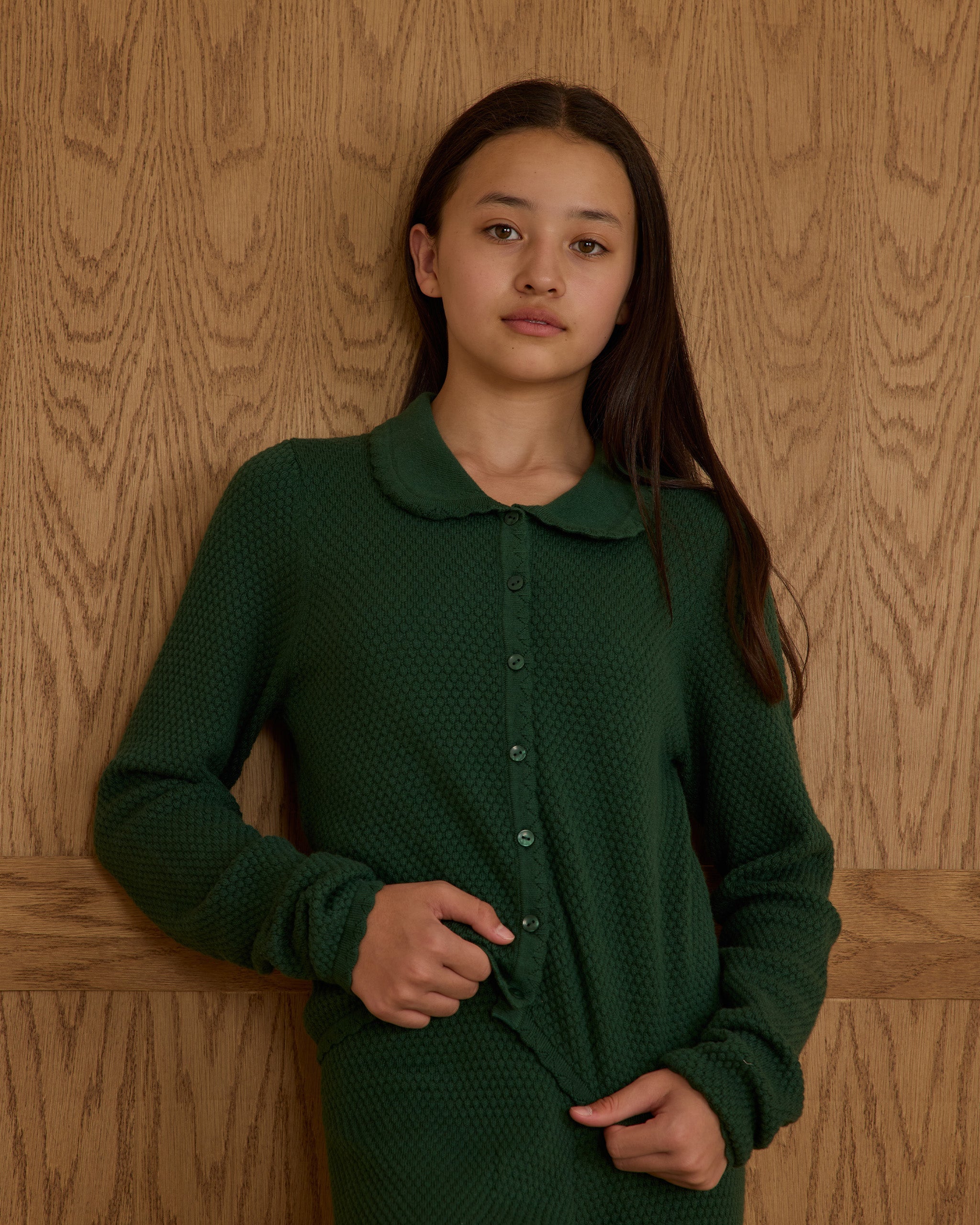 Rio Cardigan || Green - Rylee + Cru | Kids Clothes | Trendy Baby Clothes | Modern Infant Outfits |
