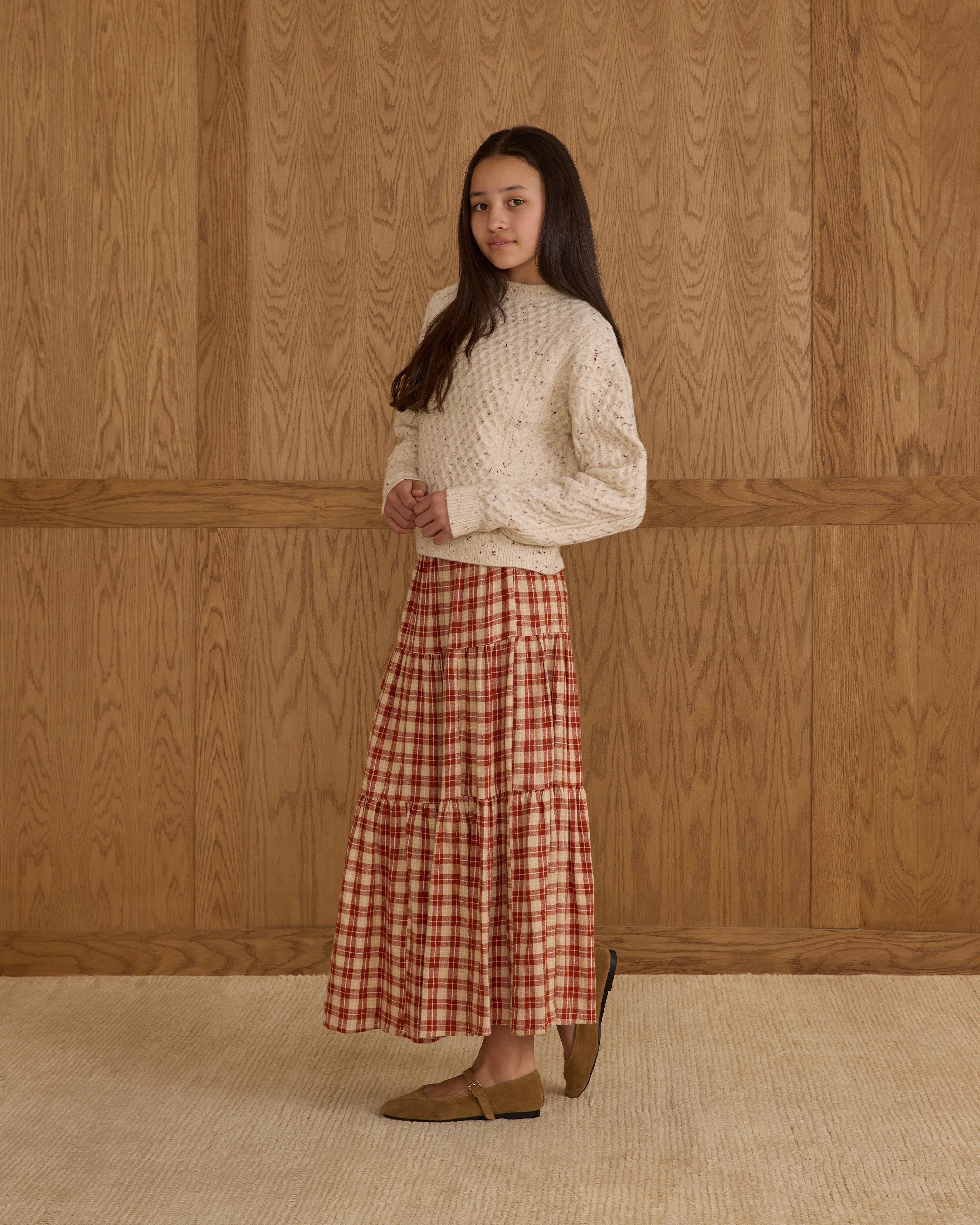 Carolina Sweater || Natural Speckled - Teen