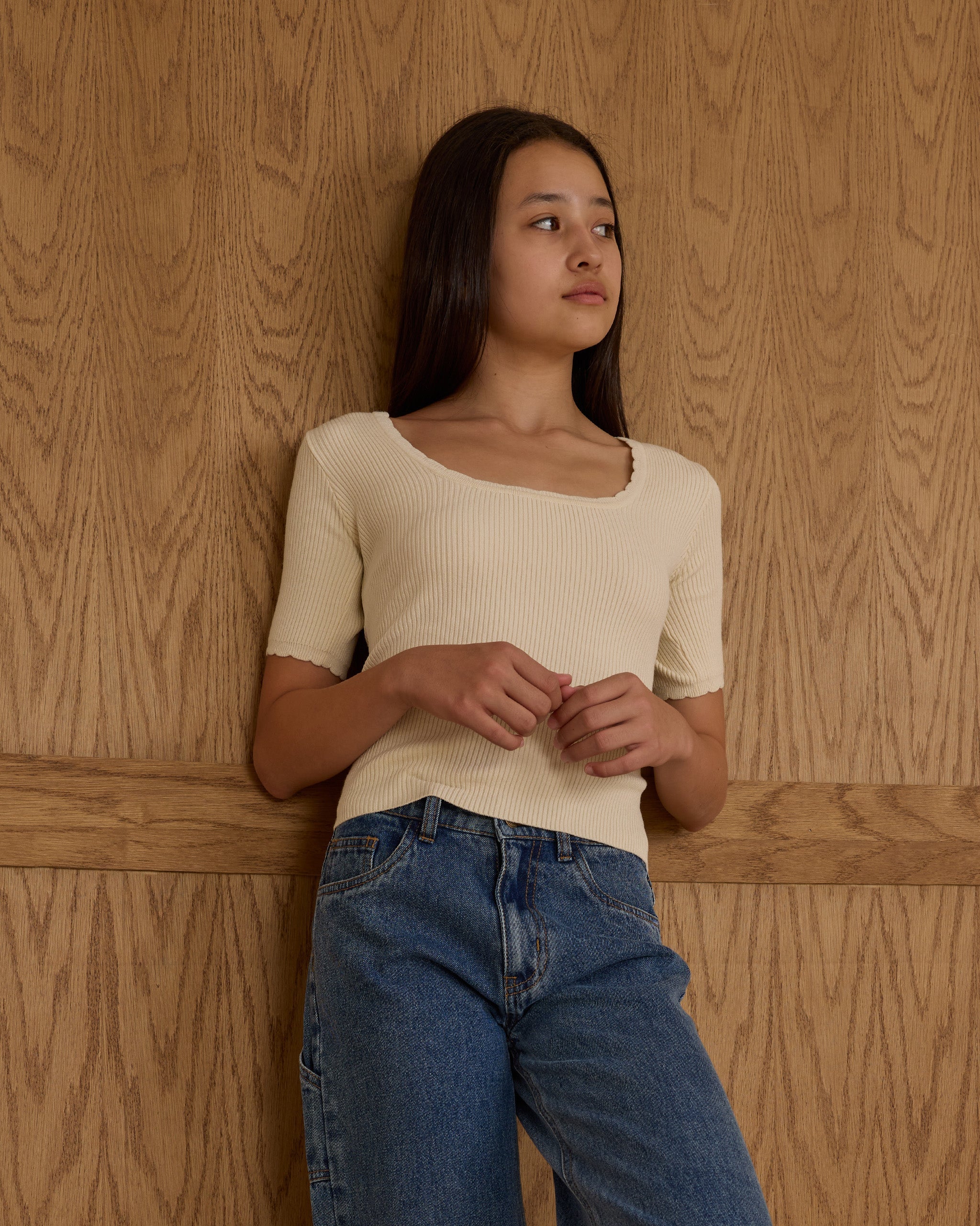 Tee-shirt pétoncles || Naturel