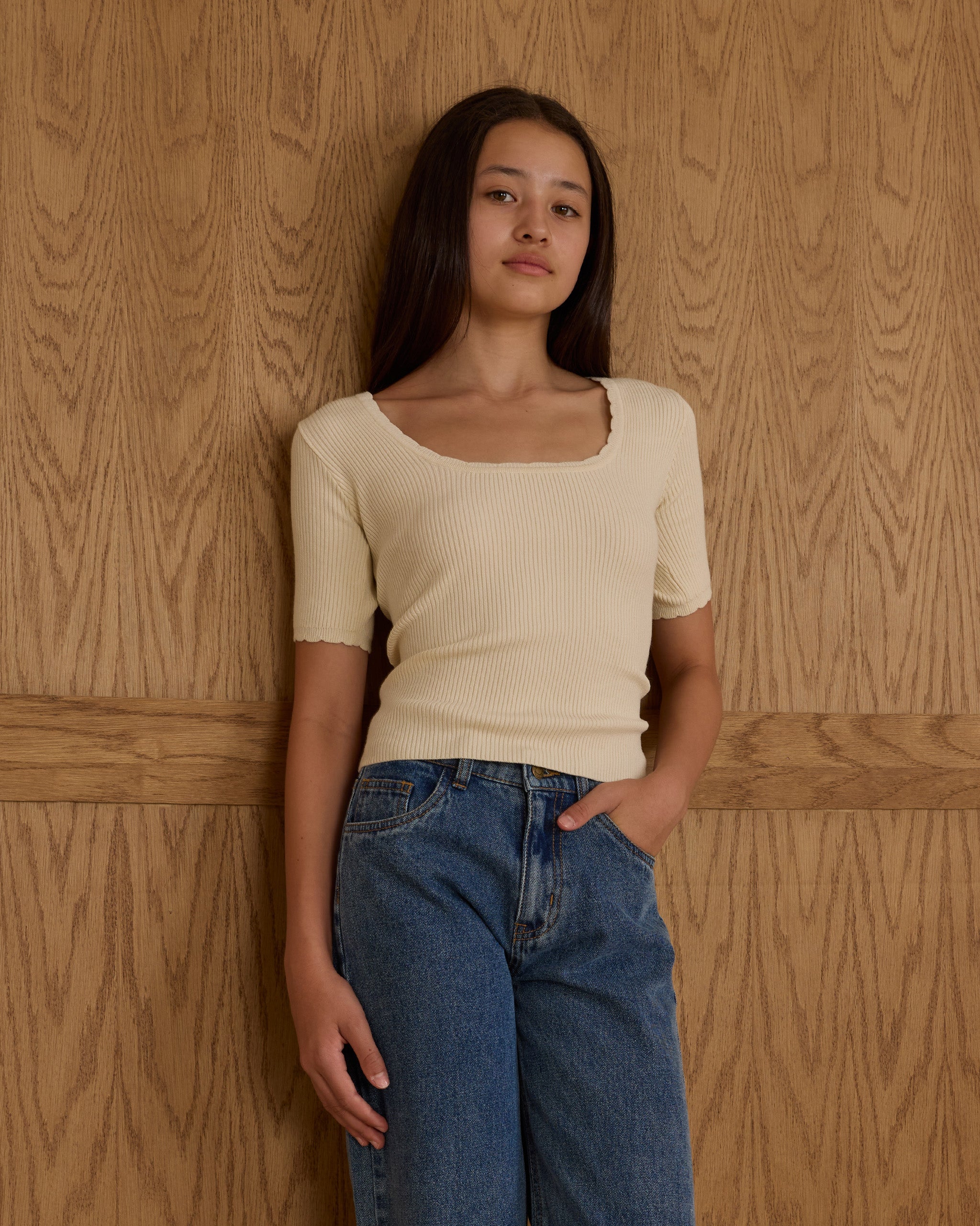 Tee-shirt pétoncles || Naturel