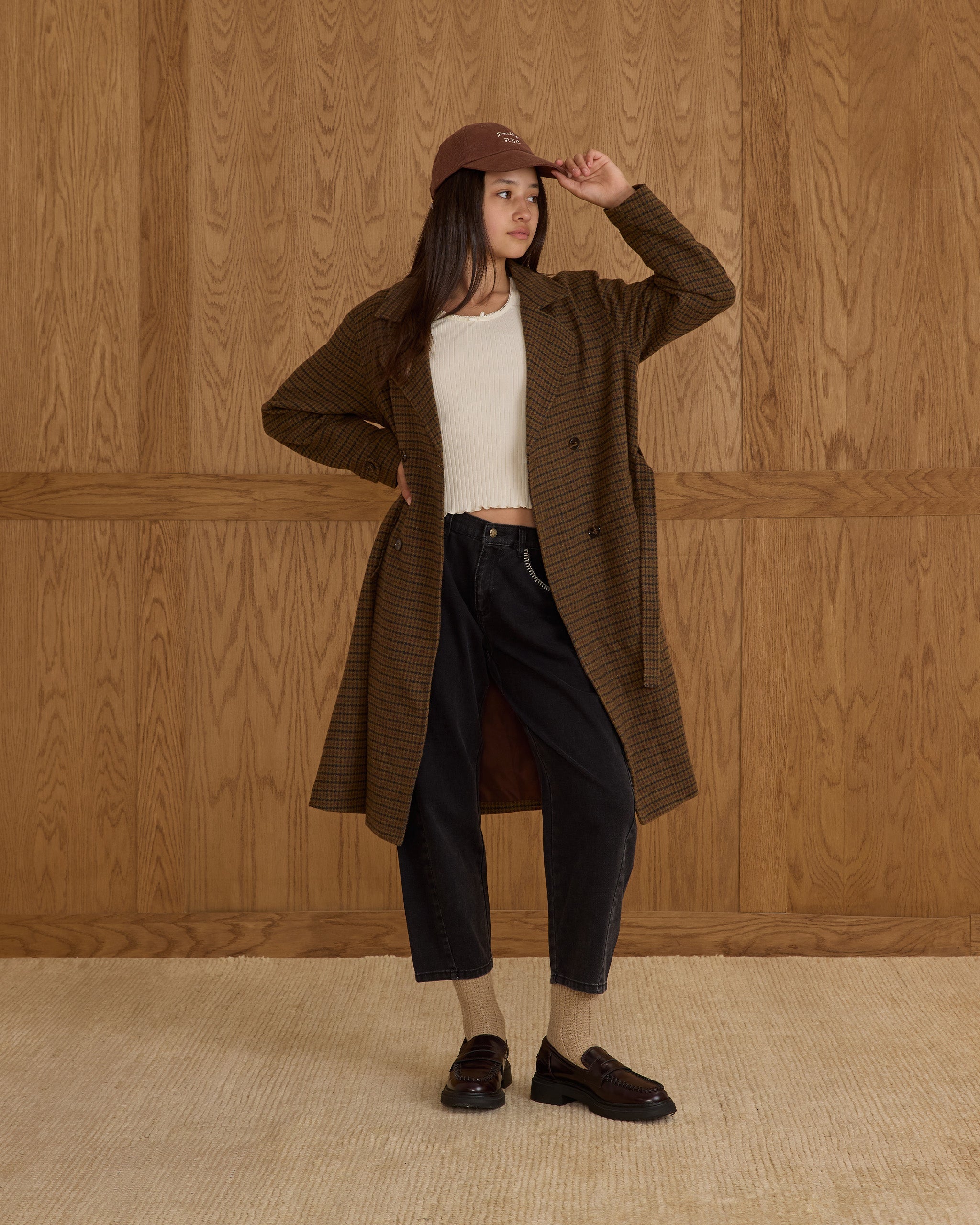 Trench Coat || Brown - Rylee + Cru | Kids Clothes | Trendy Baby Clothes | Modern Infant Outfits |