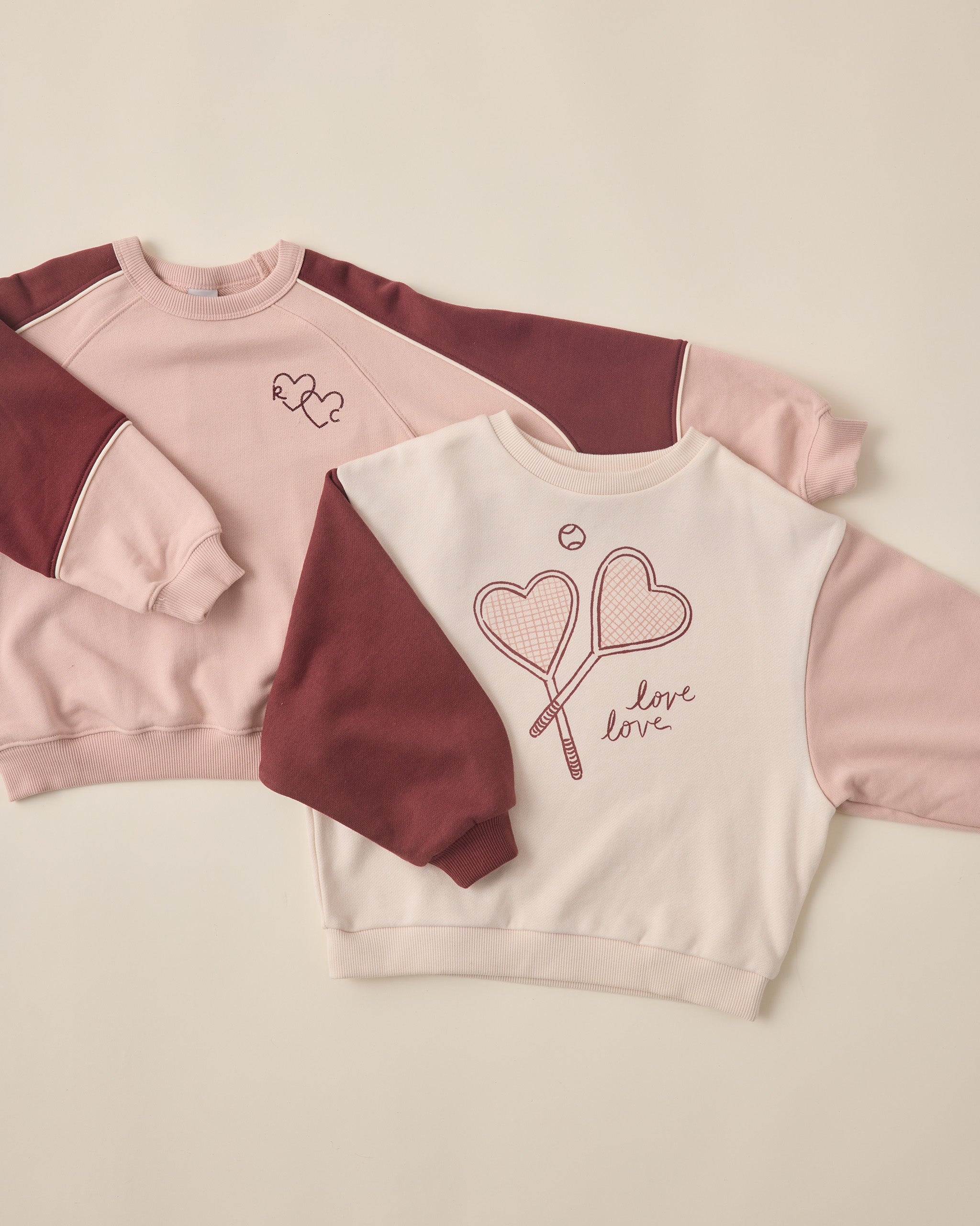 Sweat-shirt à empiècements || Blush