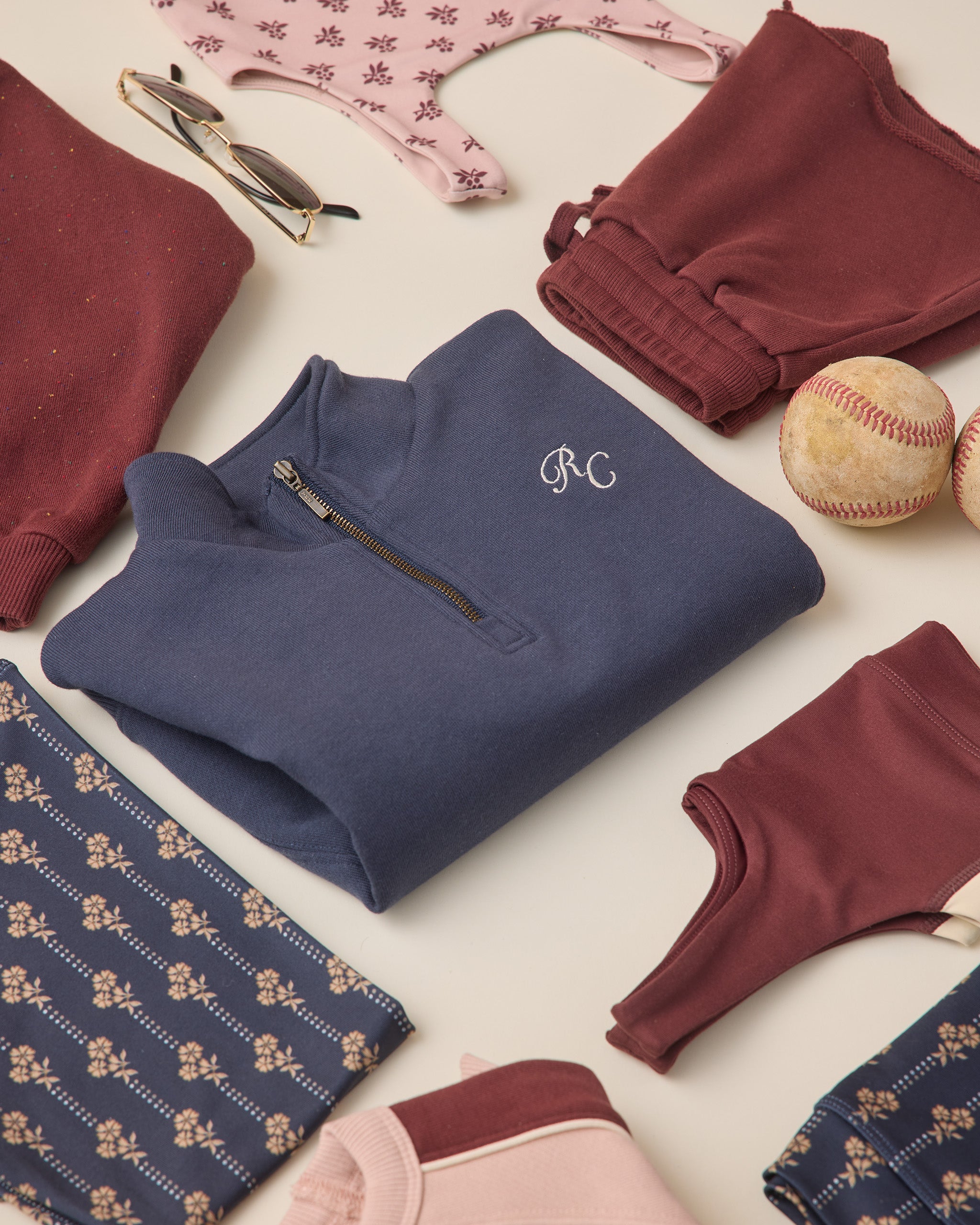 Half Zip Sweatshirt || Navy