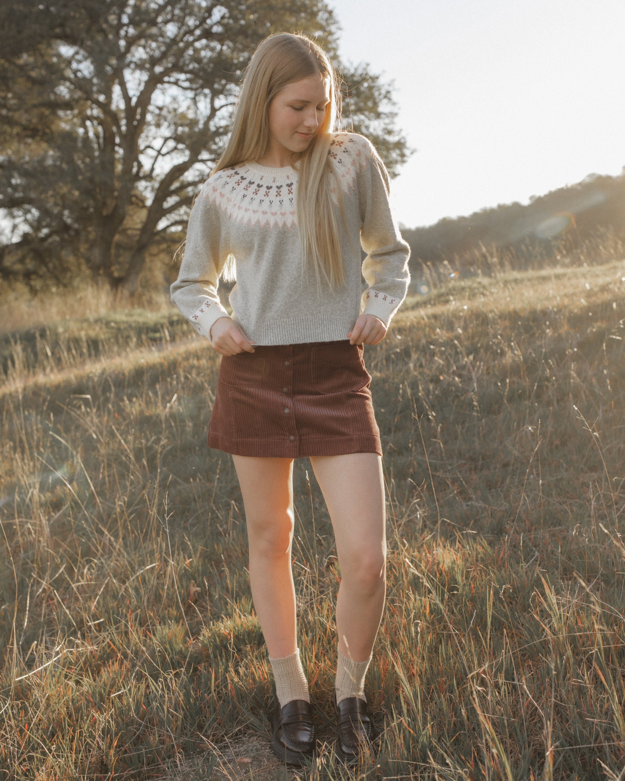 Teen Denver Mini Skirt Mulberry