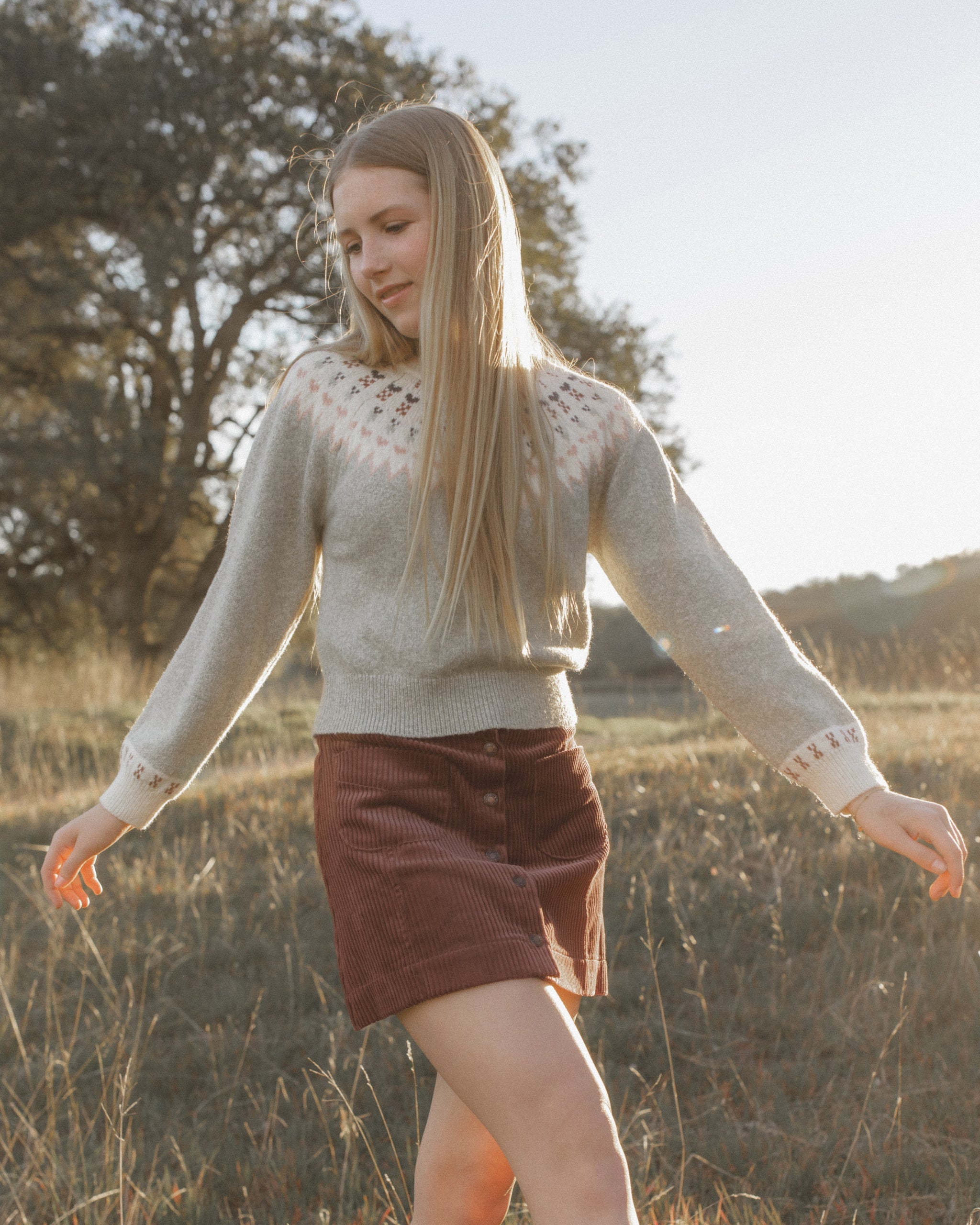 Teen Denver Mini Skirt Mulberry