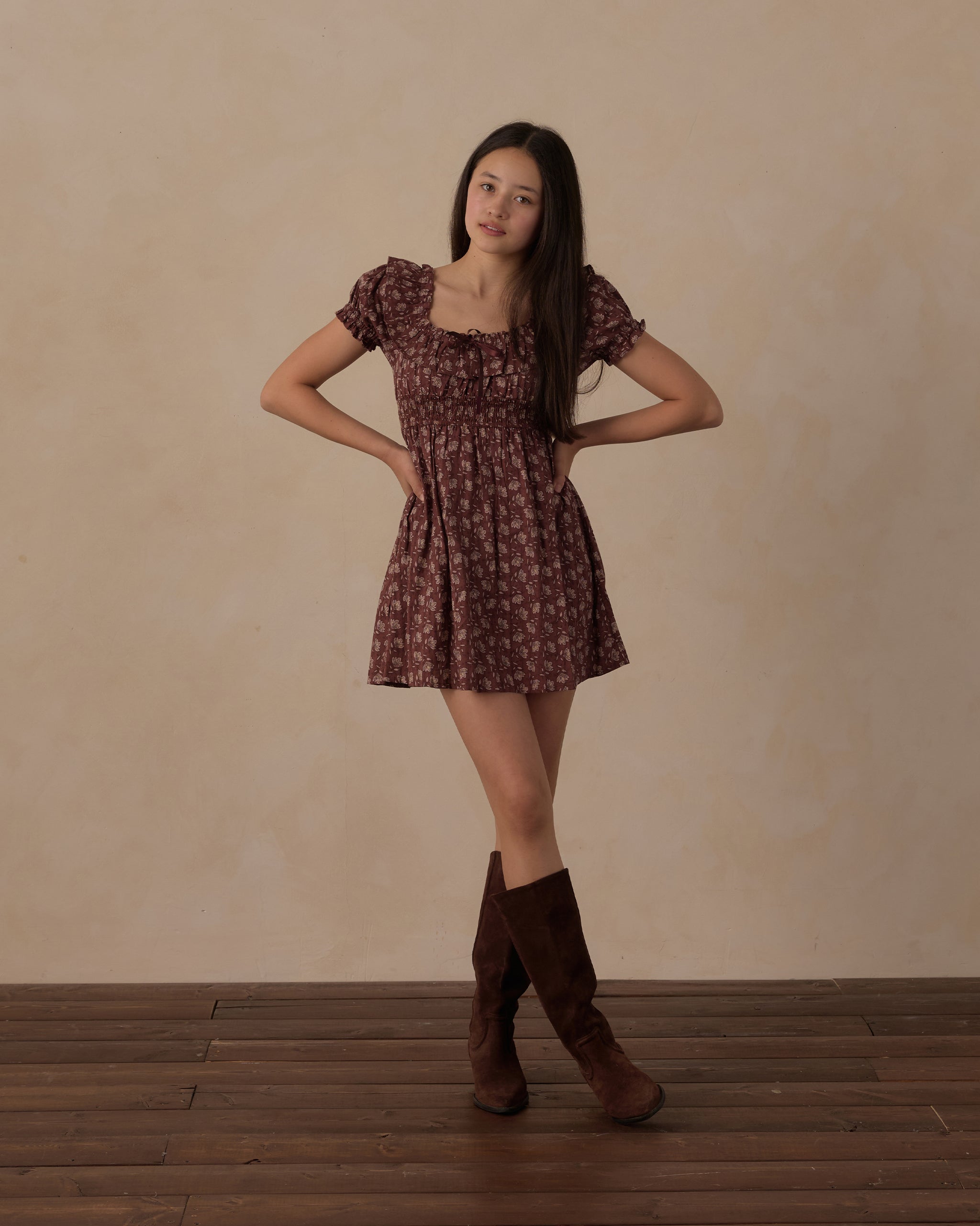 Teen Dillon Dress Mulberry Iris