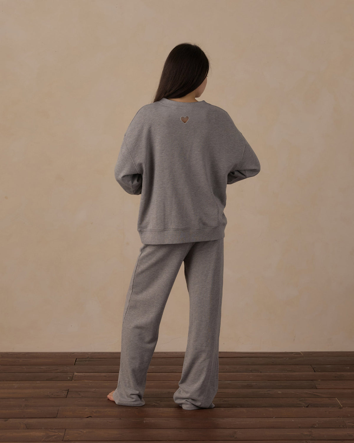 Teen Oversized Sweatshirt Heathered Dusty Blue