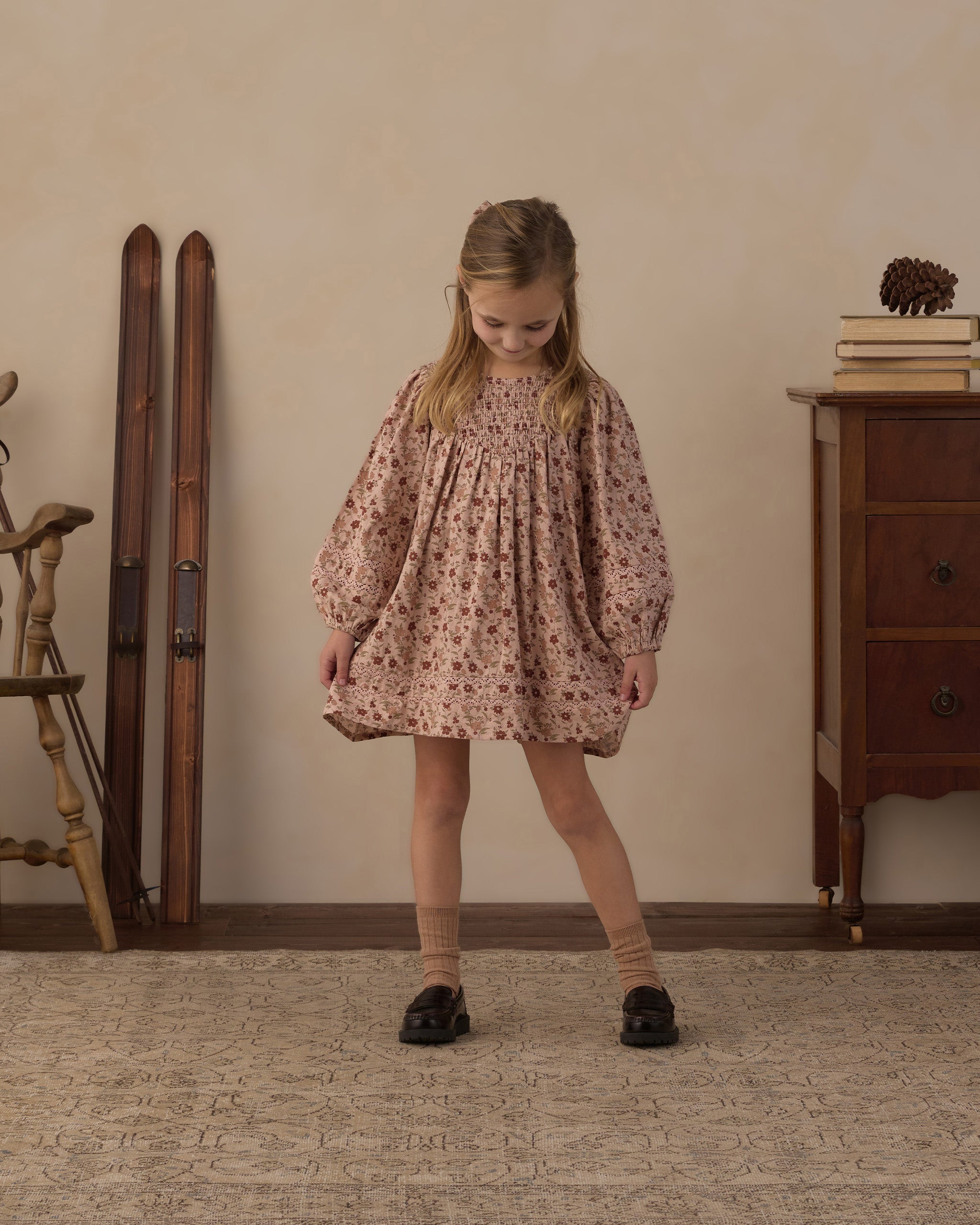 Selene Dress Pink Floral