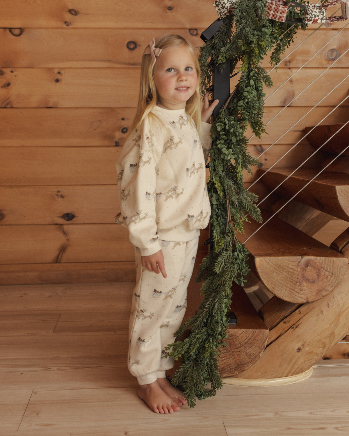 Jogger Sweatpant Reindeer - Rylee + Cru | Kids Clothes | Trendy Baby Clothes | Modern Infant Outfits |
