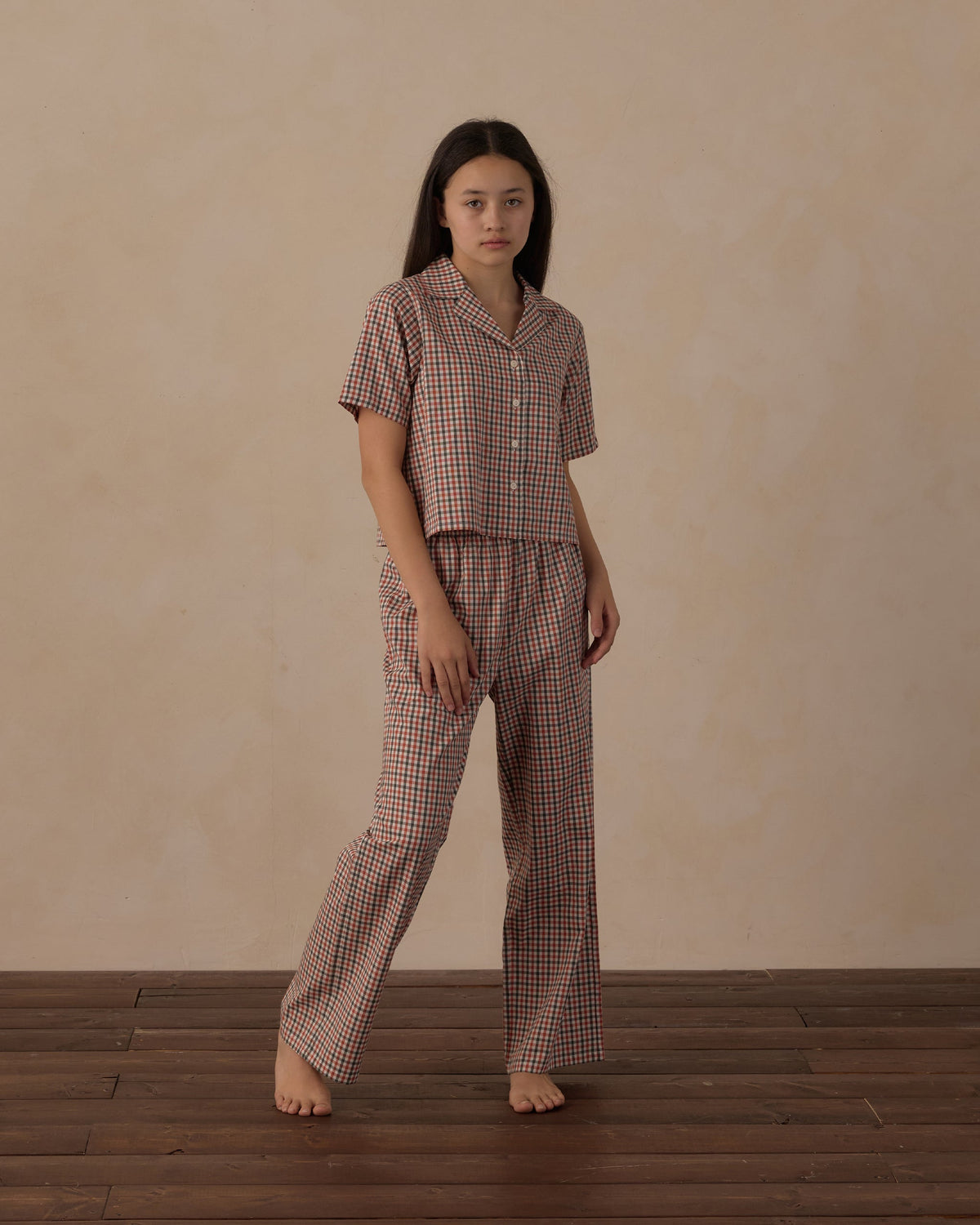 Teen Woven Pajama Set Holiday Gingham - Rylee + Cru | Kids Clothes | Trendy Baby Clothes | Modern Infant Outfits |