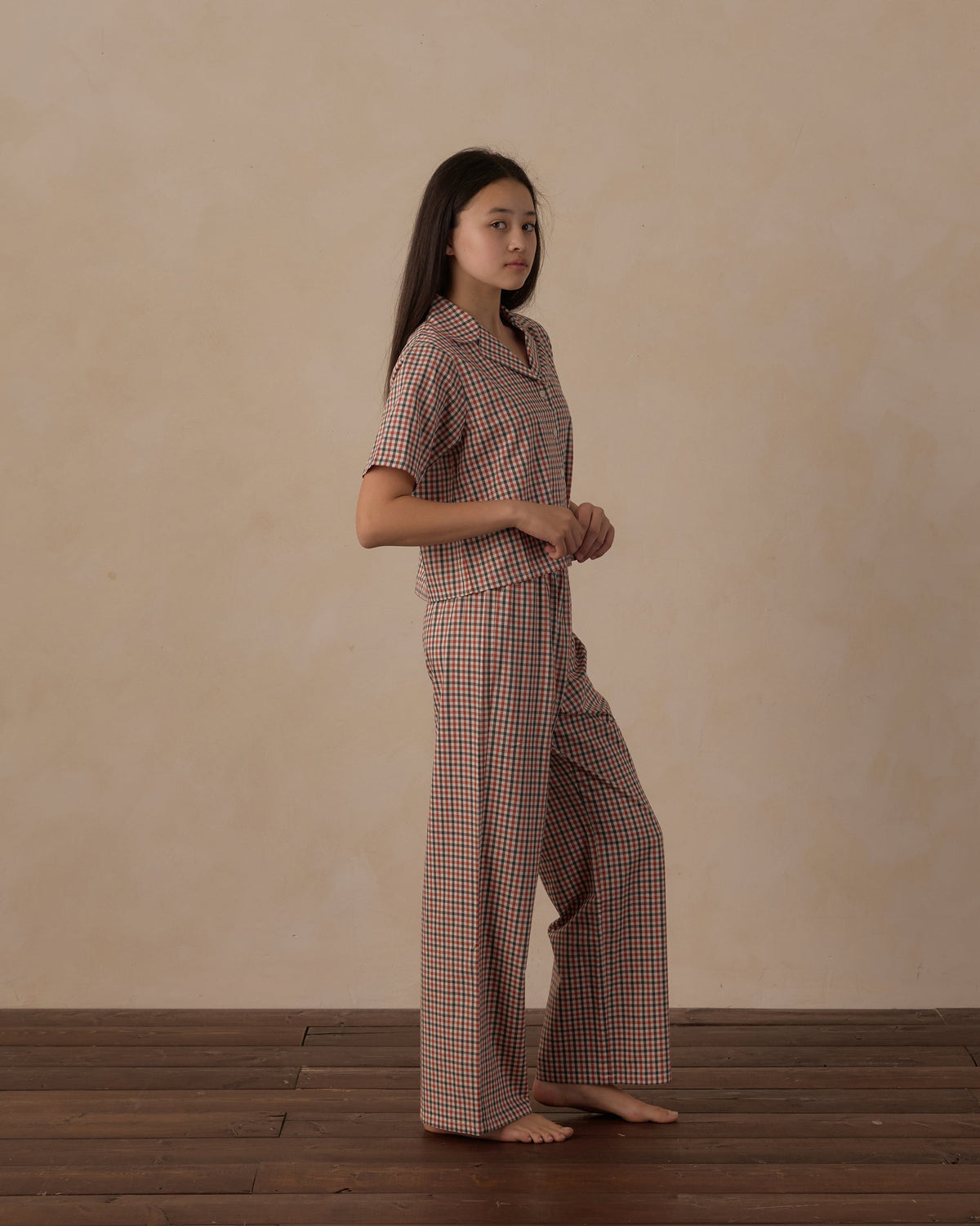 Teen Woven Pajama Set Holiday Gingham - Rylee + Cru | Kids Clothes | Trendy Baby Clothes | Modern Infant Outfits |