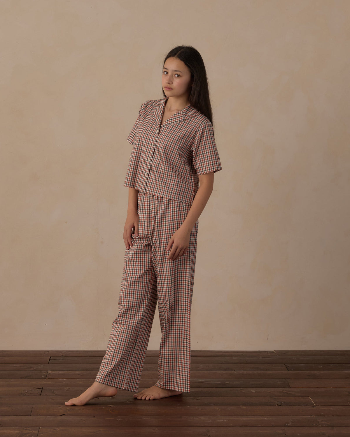 Teen Woven Pajama Set Holiday Gingham - Rylee + Cru | Kids Clothes | Trendy Baby Clothes | Modern Infant Outfits |