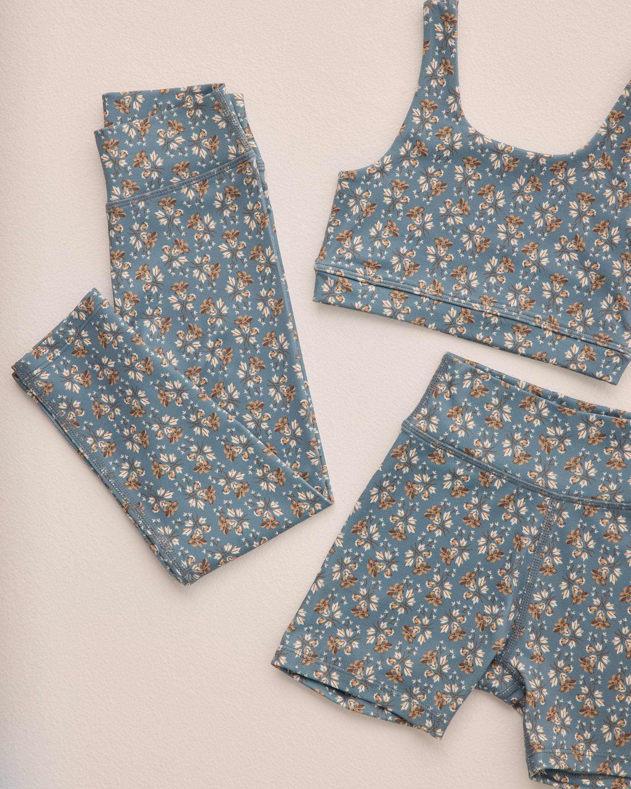 Short vélo PP - || - Bleu floral