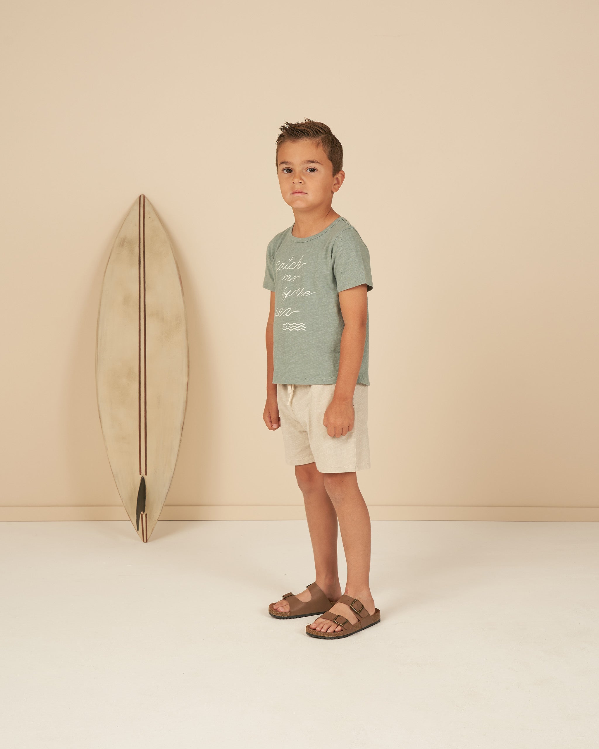 Sam Short || Dove - Rylee + Cru | Kids Clothes | Trendy Baby Clothes | Modern Infant Outfits |