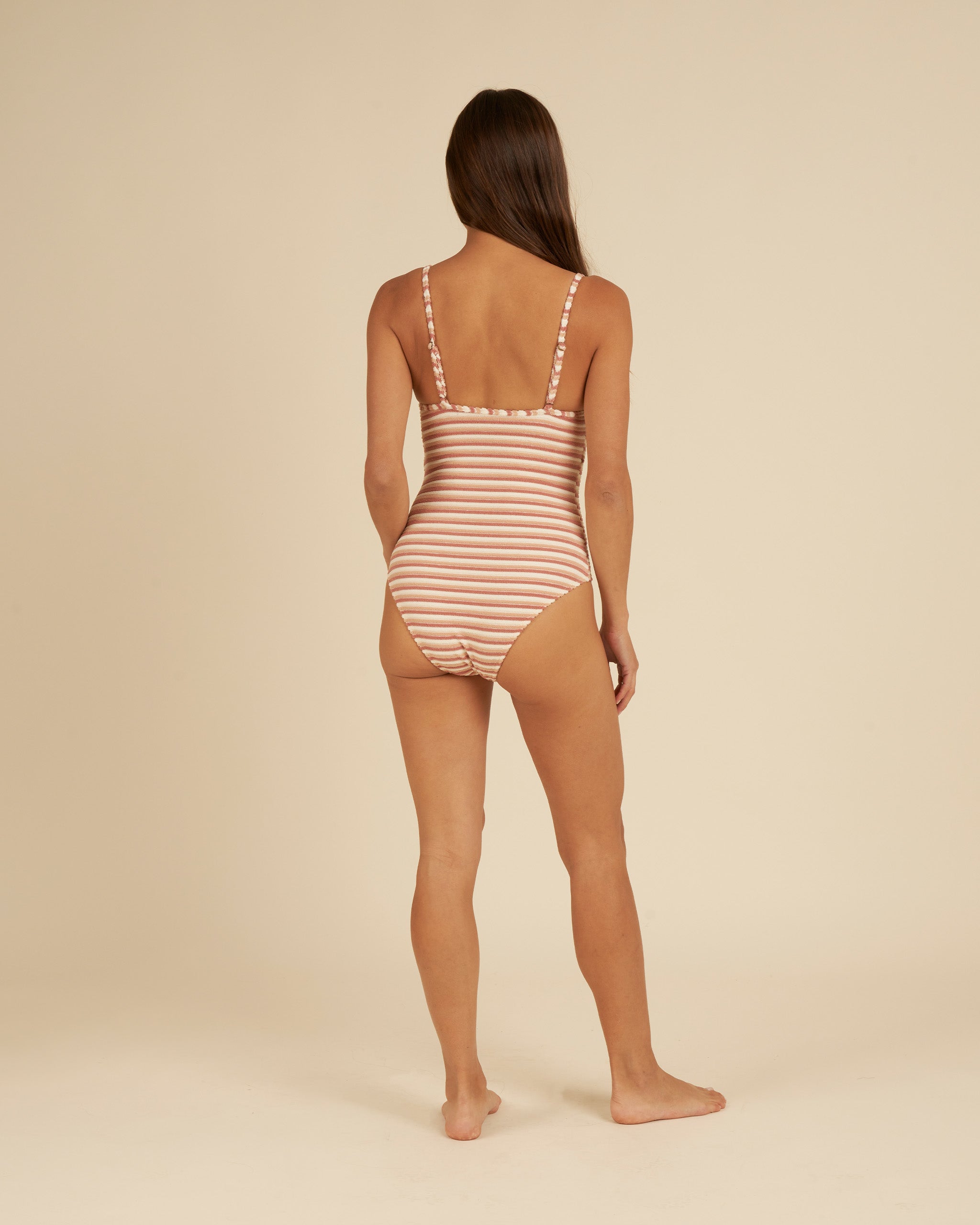 Sky One-Piece | Pink Stripe - Rylee + Cru | Kids Clothes | Trendy Baby Clothes | Modern Infant Outfits |