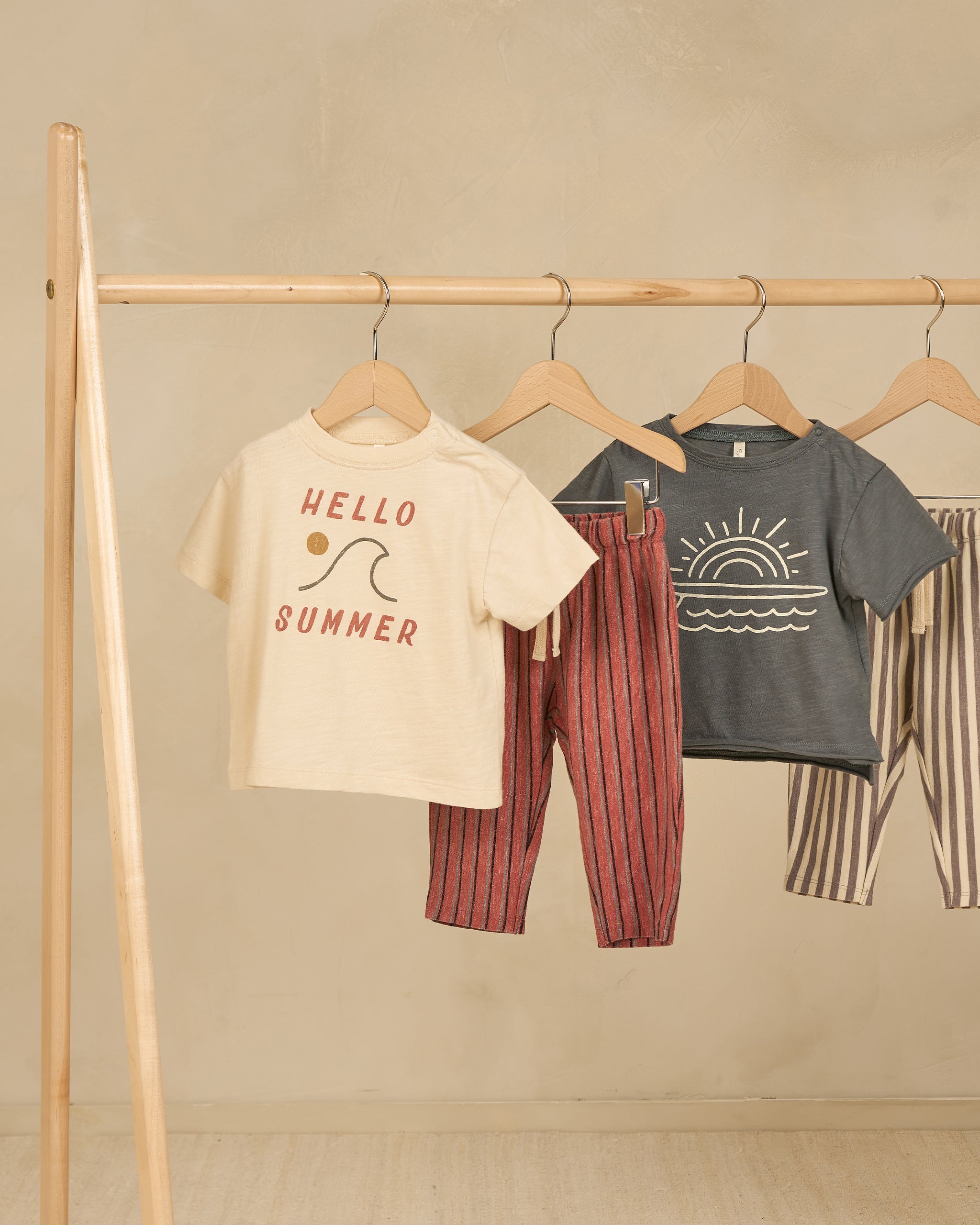Rory Pant || Red Multi-Stripe