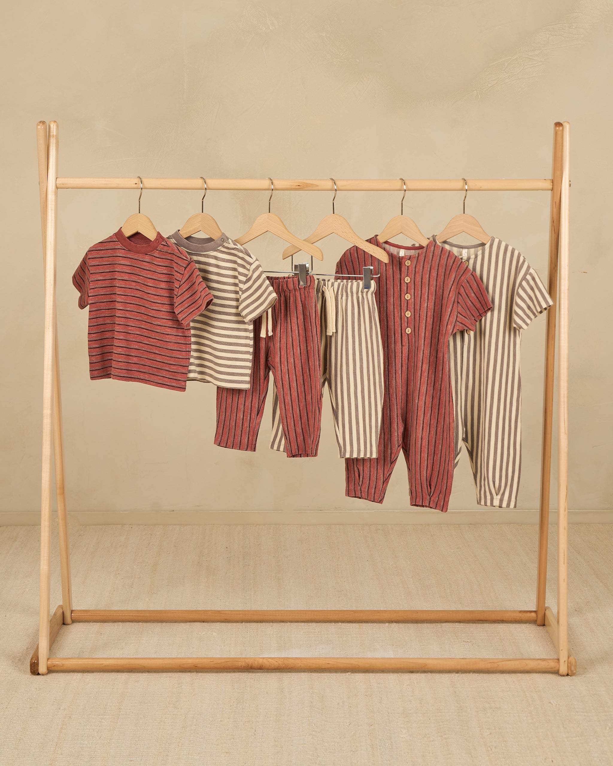 Rory Pant || Red Multi-Stripe