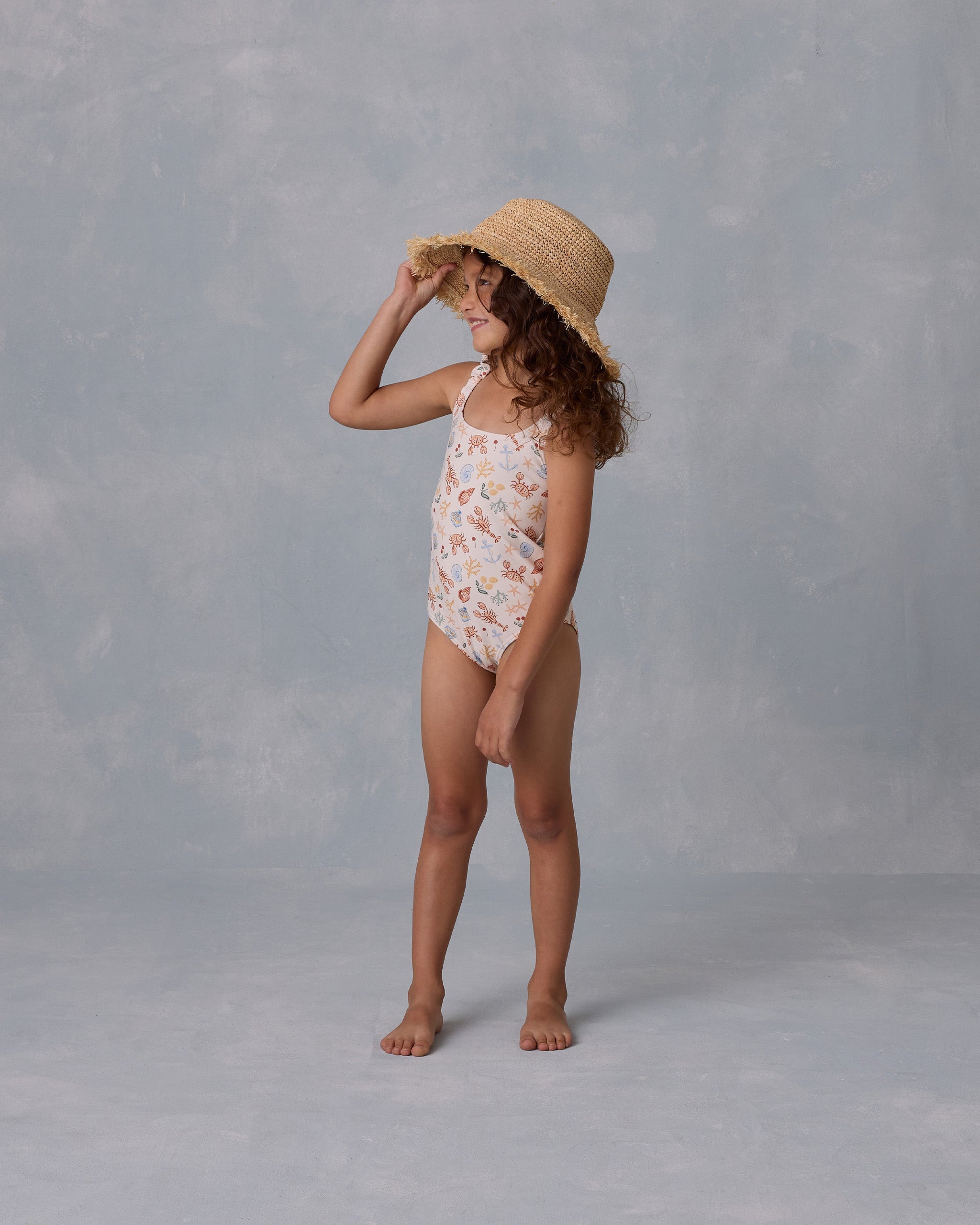 Maillot une pièce Scrunch || Nautique