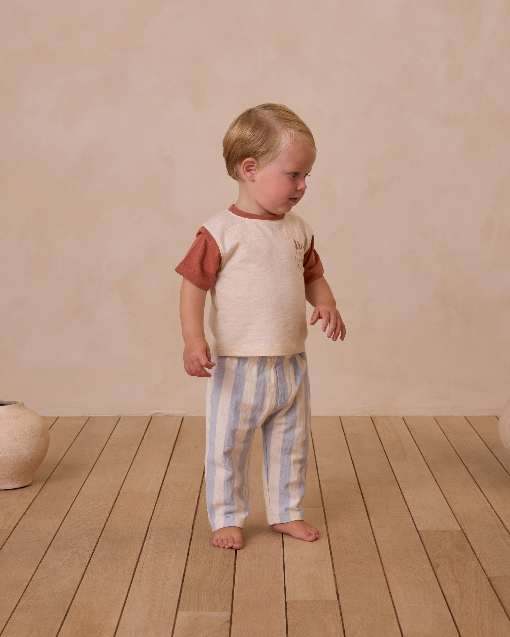 Pantalon Rory || Rayures bleues
