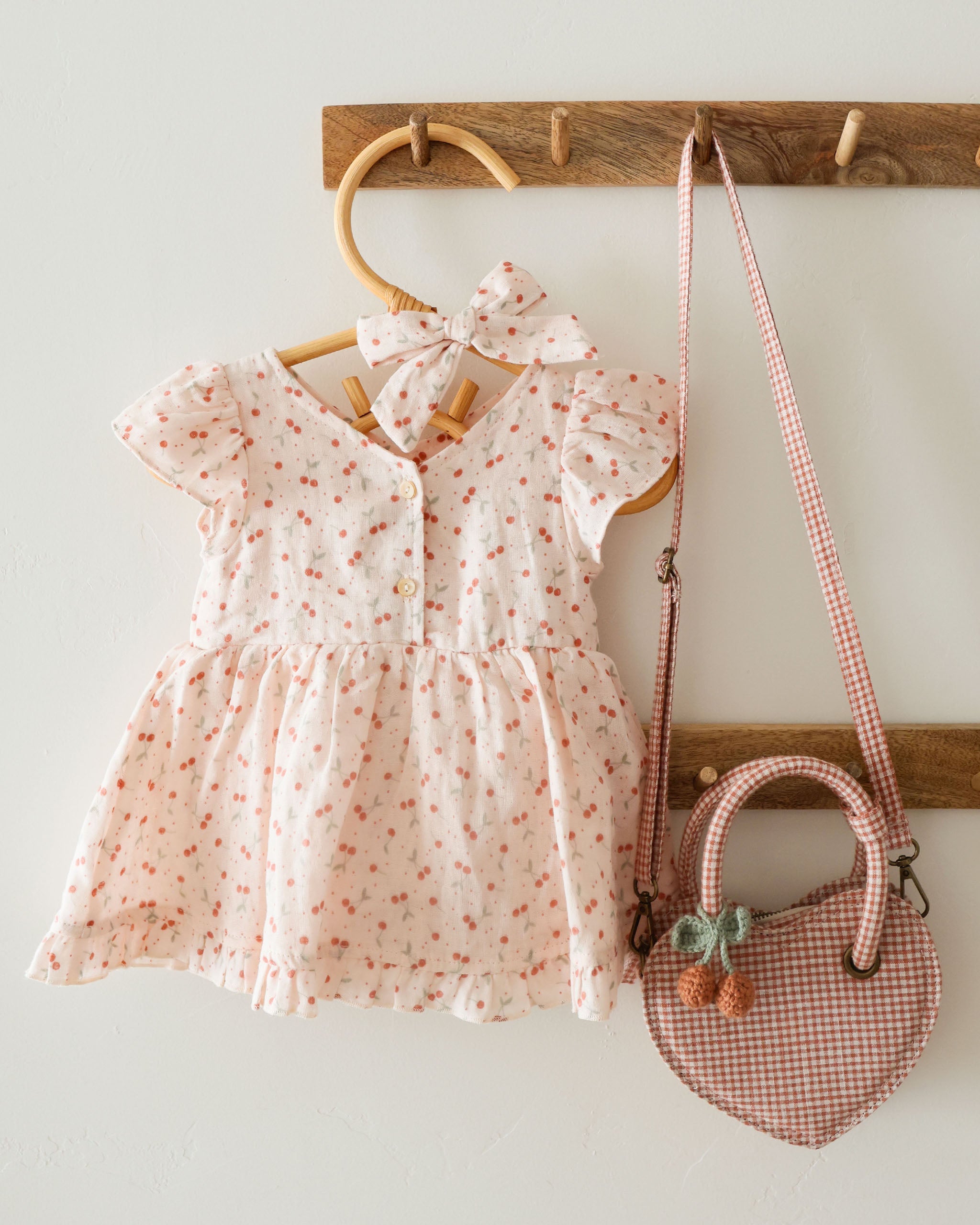 Lilia Romper || Cherries