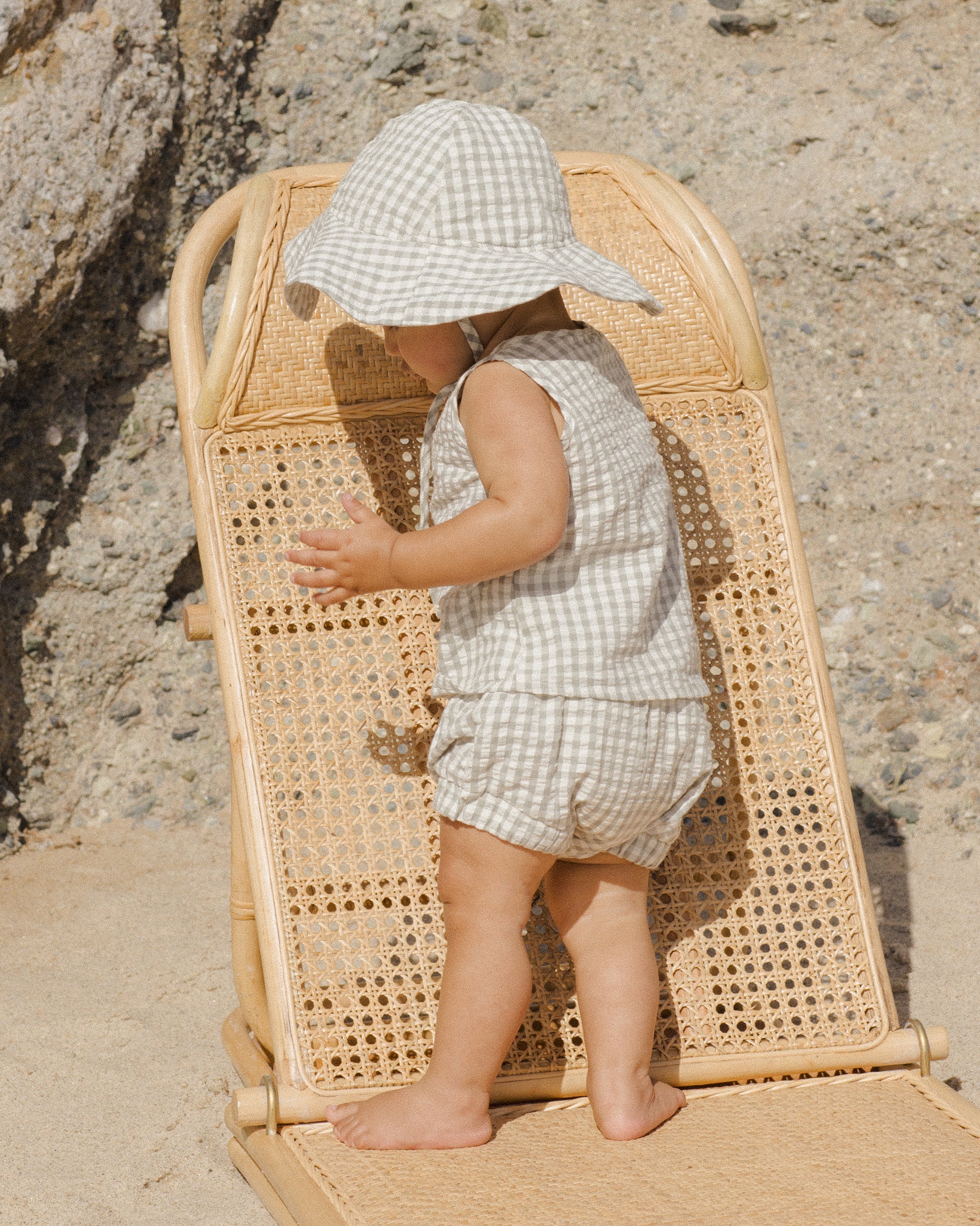 Baby Tank Set || Eucalyptus Gingham