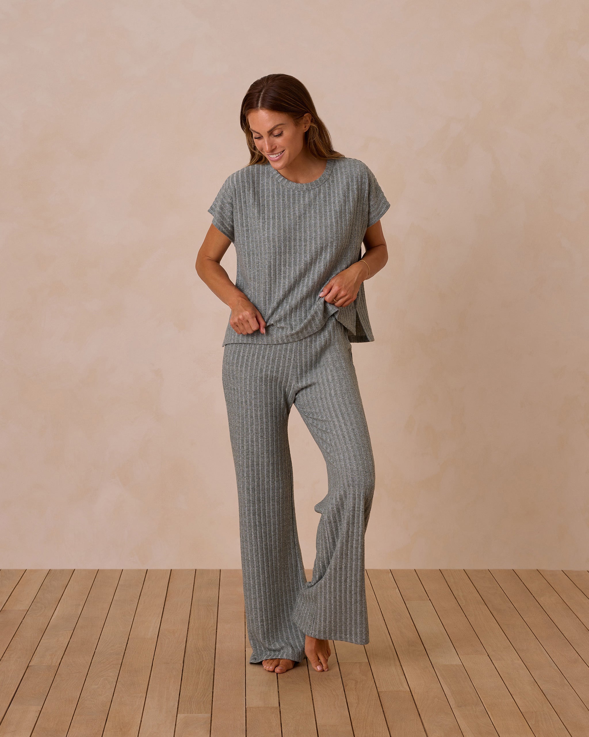 Cozy Rib Knit Set | Eucalyptus