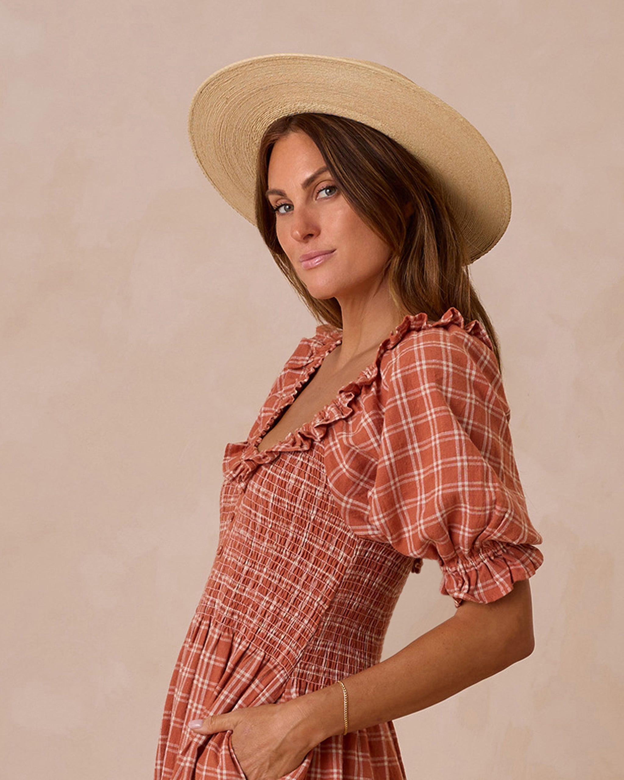 Lexi Dress || Poppy Check