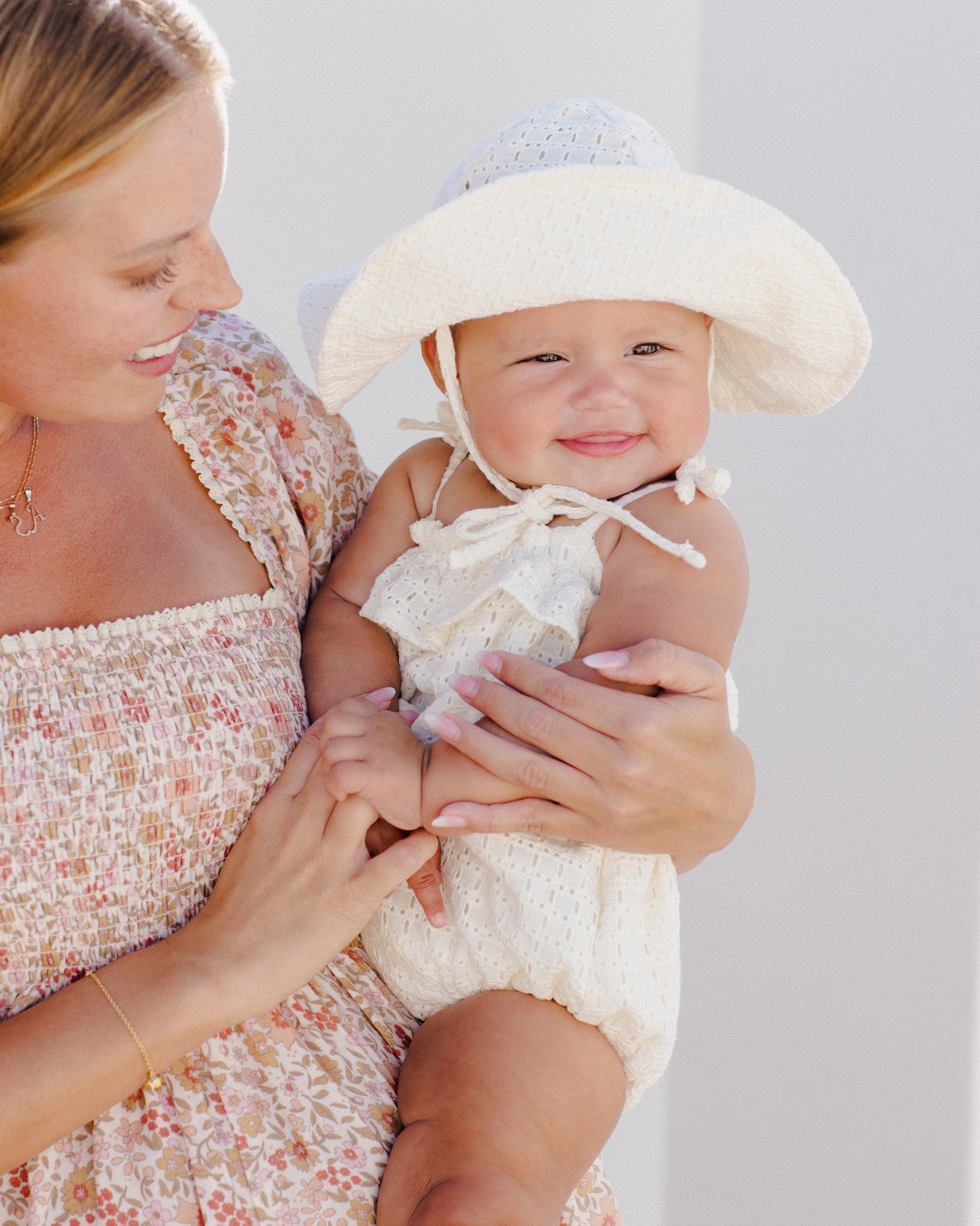 Ruffle Romper || Ivory