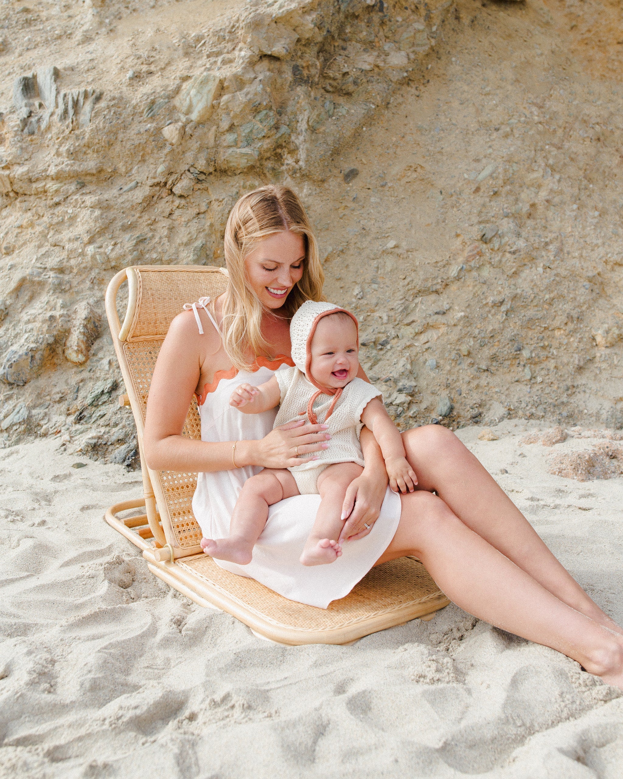 RC Knit Bonnet - || -  Natural